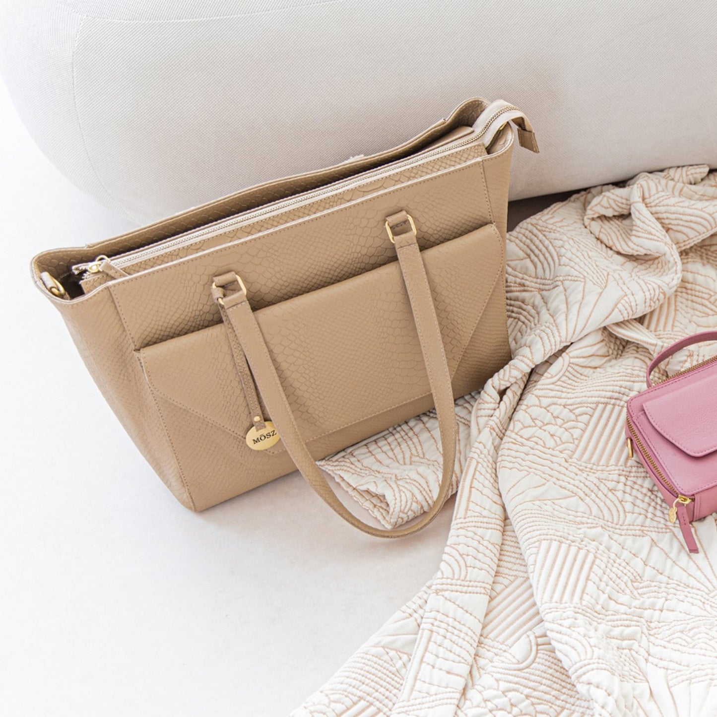 MOSZ Denise Workbag 15.6" Jungle taupe