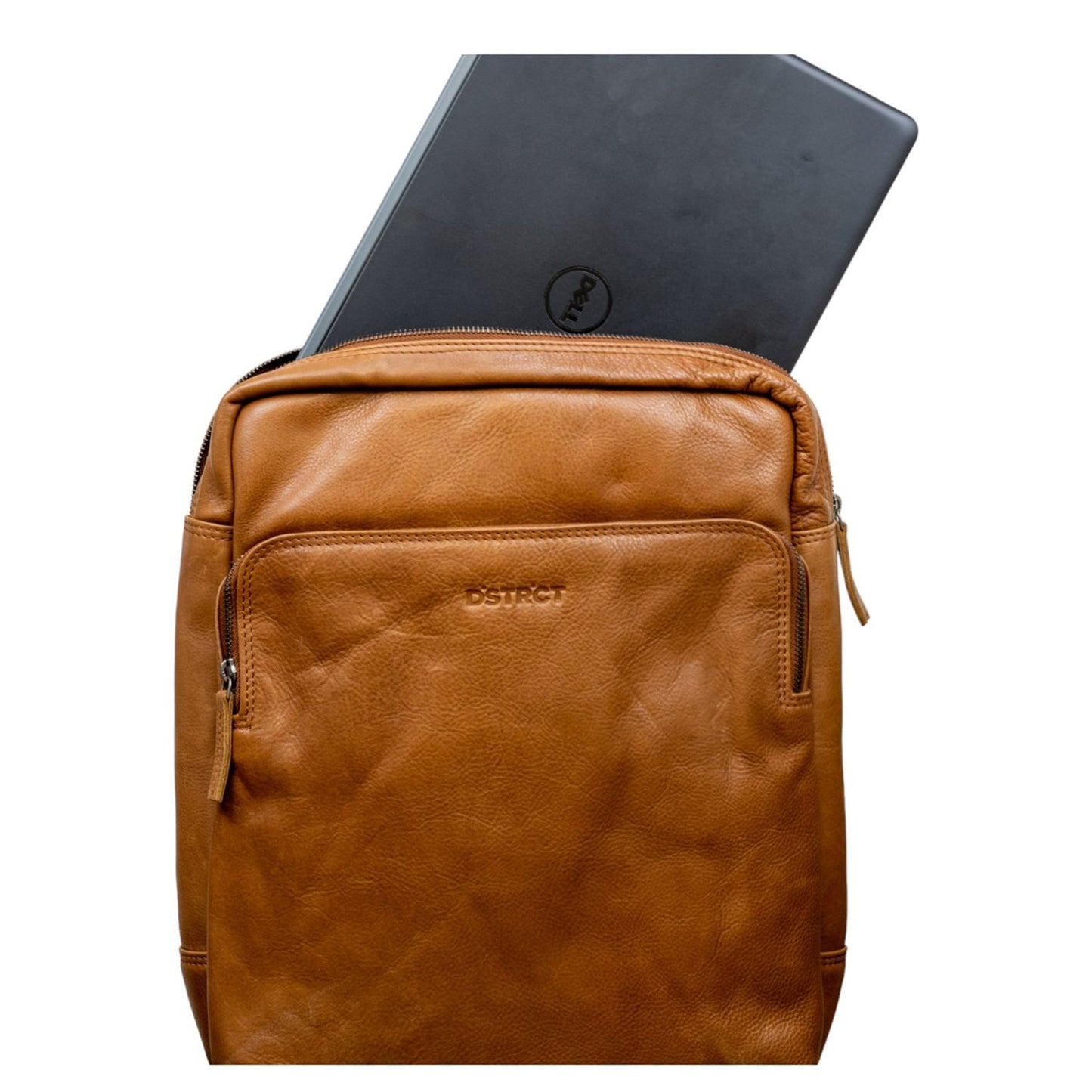 DSTRCT State Street Laptop Backpack 15.6" cognac