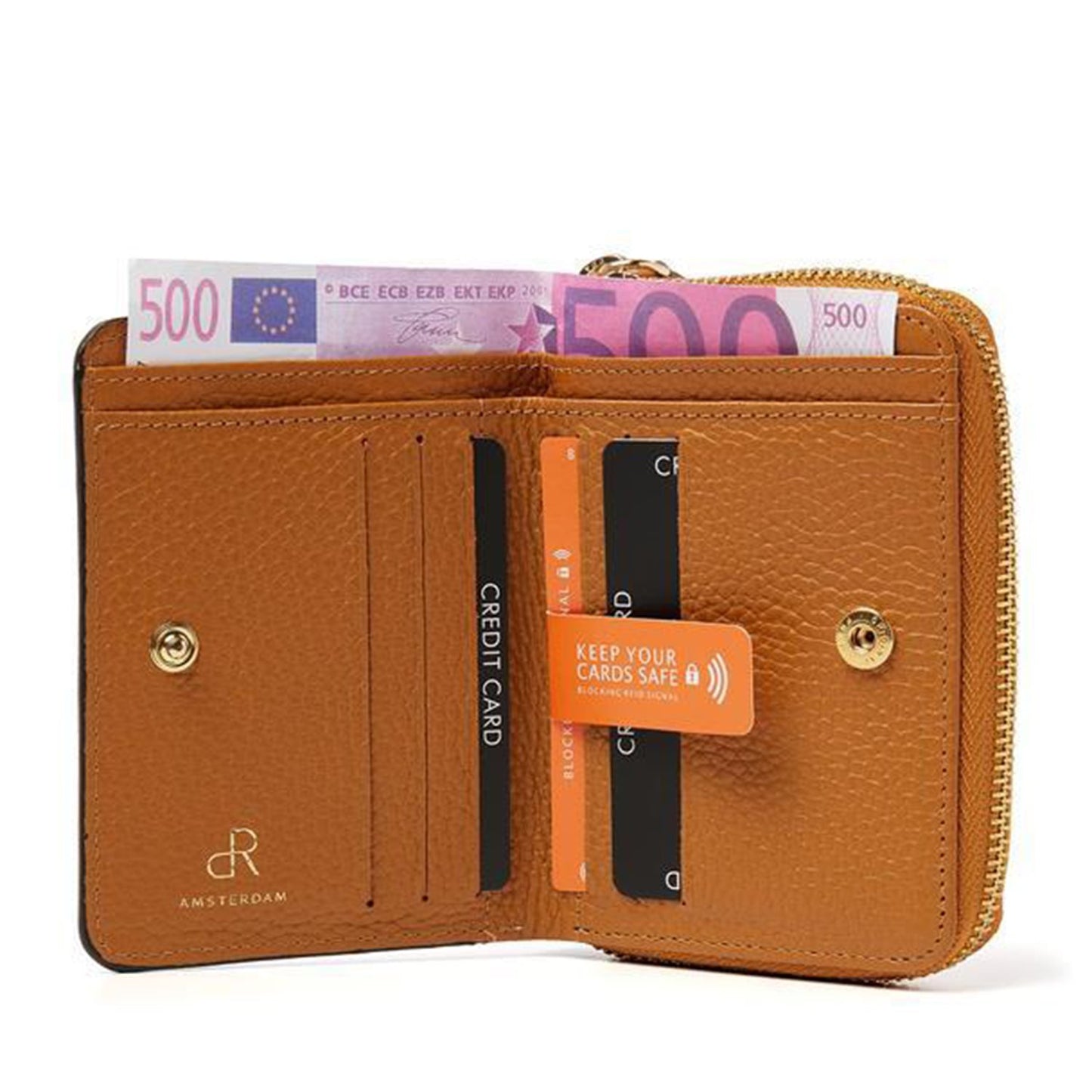 dR Amsterdam Mint Ladies Wallet 110184 golden oak