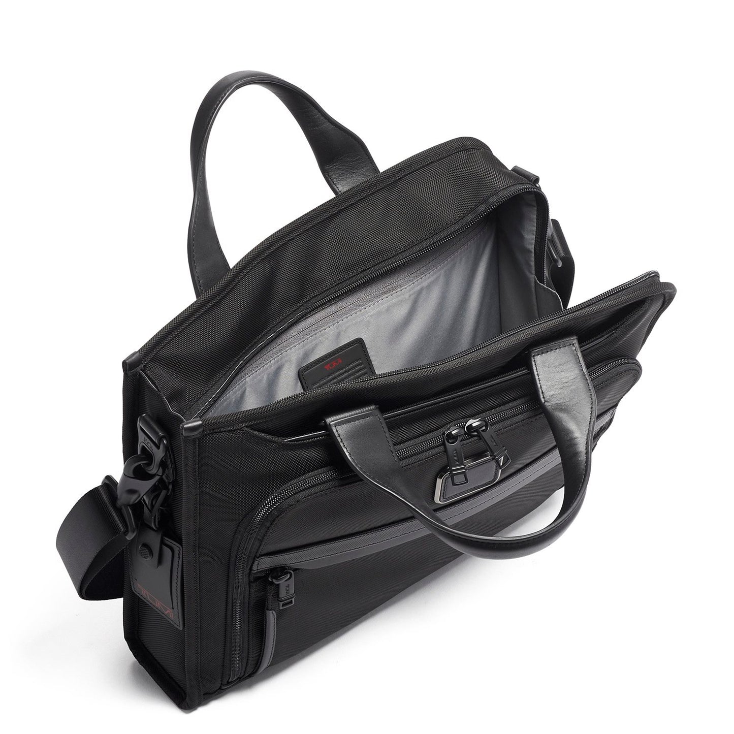 TUMI Alpha Slim Deluxe Portfolio black