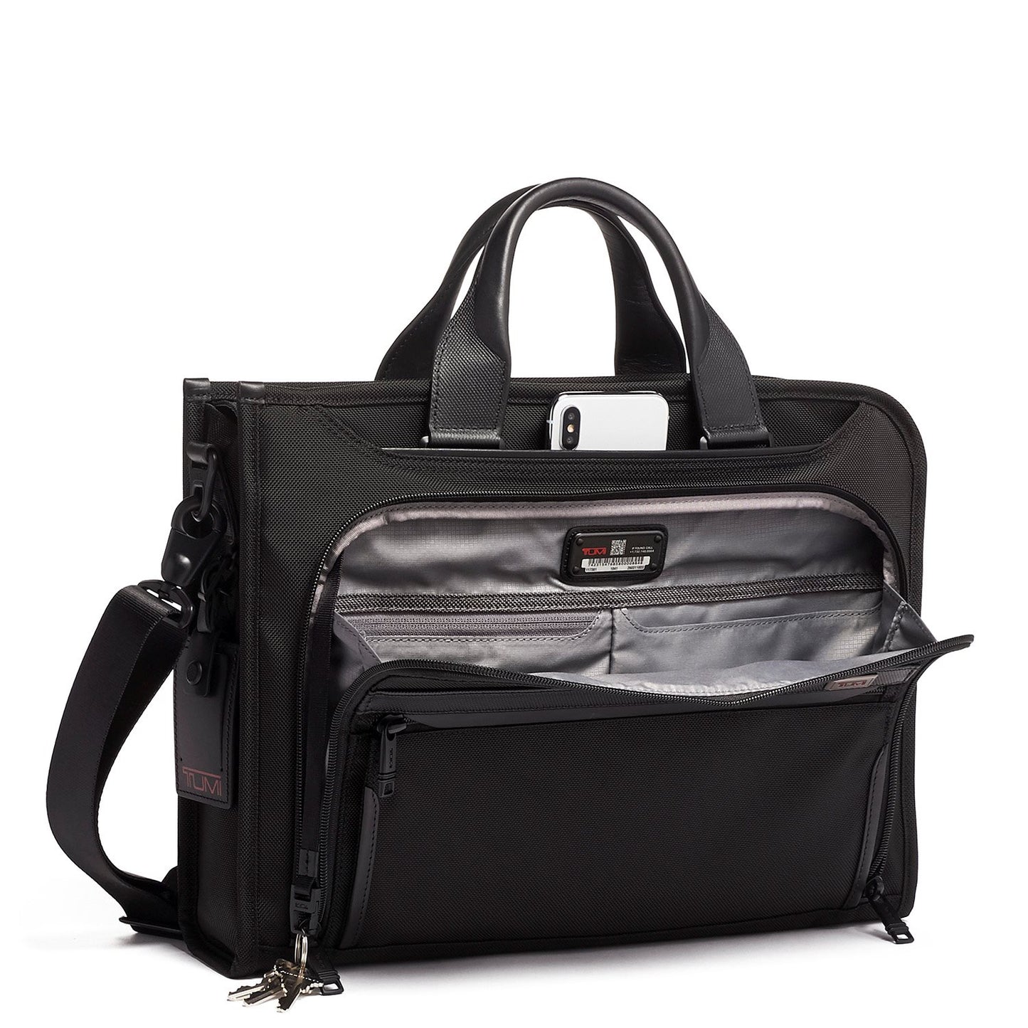 TUMI Alpha Slim Deluxe Portfolio black