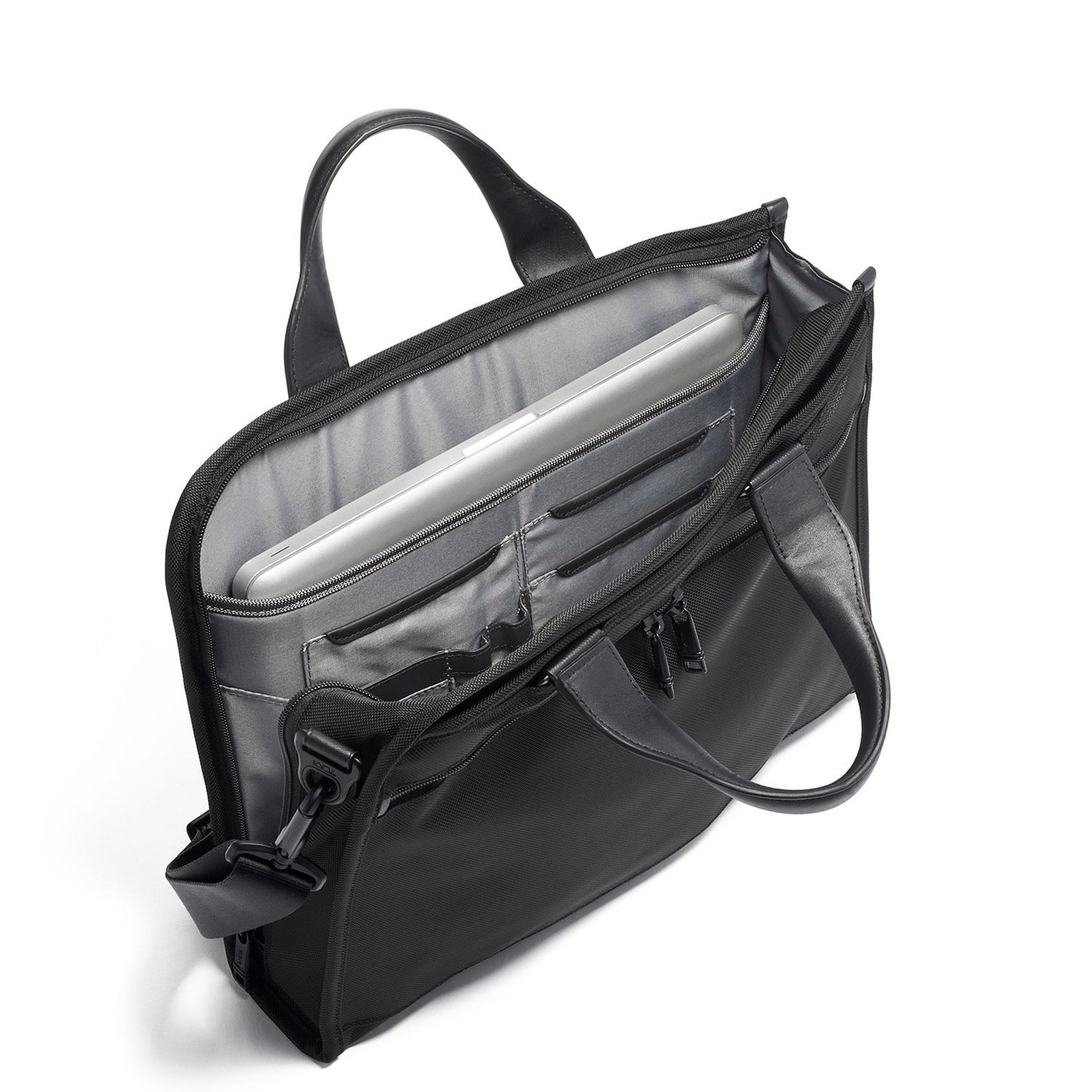 TUMI Alpha Slim Deluxe Portfolio black