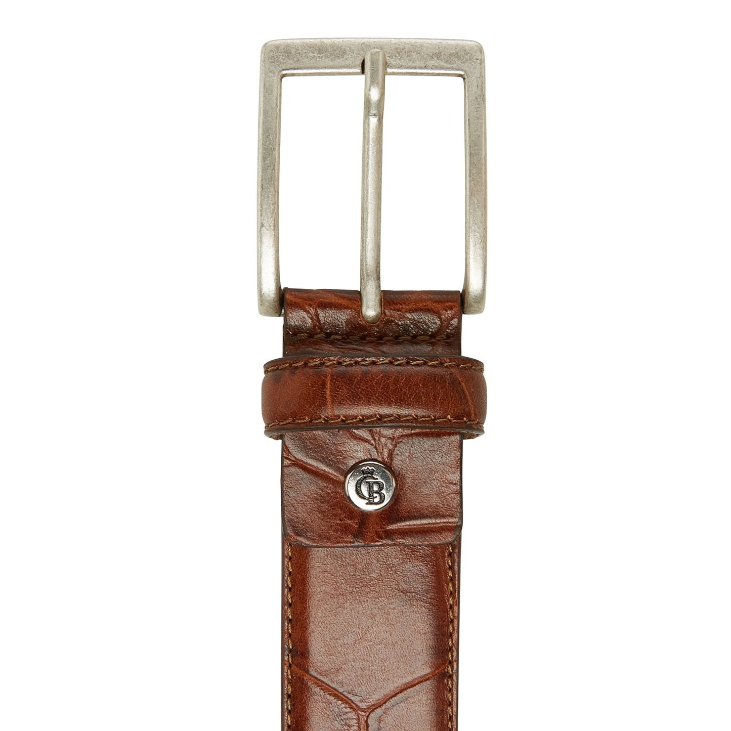 Castelijn & Beerens Croco Herenriem cognac