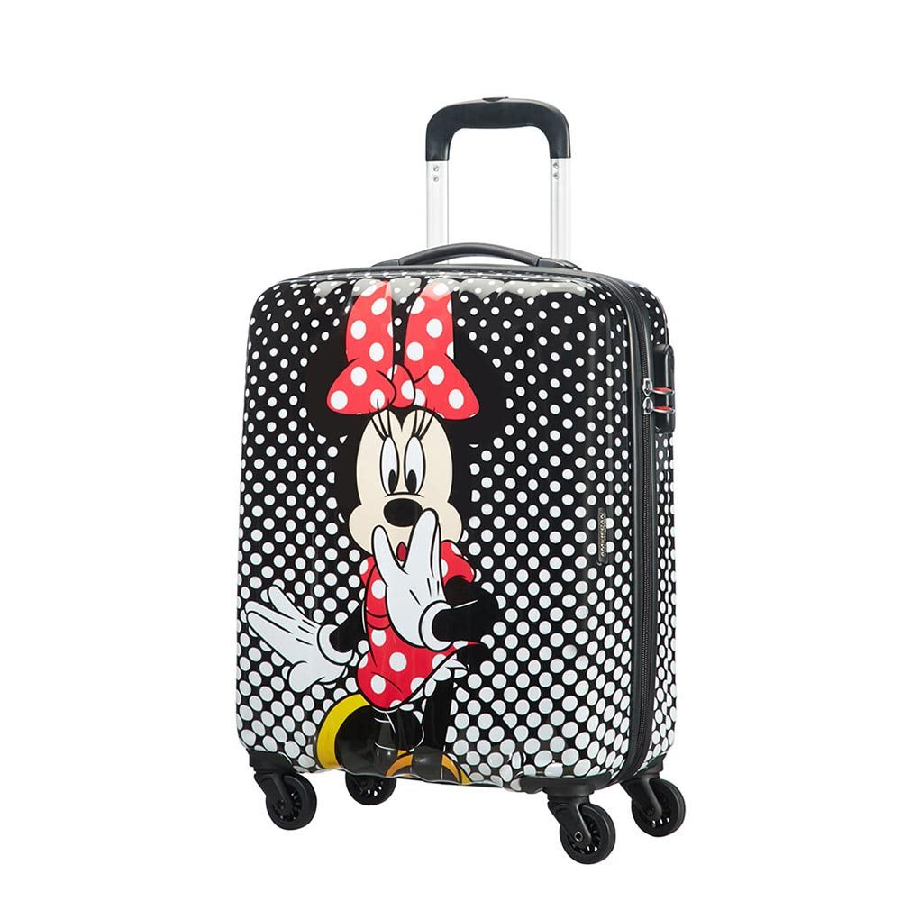 American Tourister Disney Legends Spinner 55 Alfatwist 2.0 minnie mouse polka dot