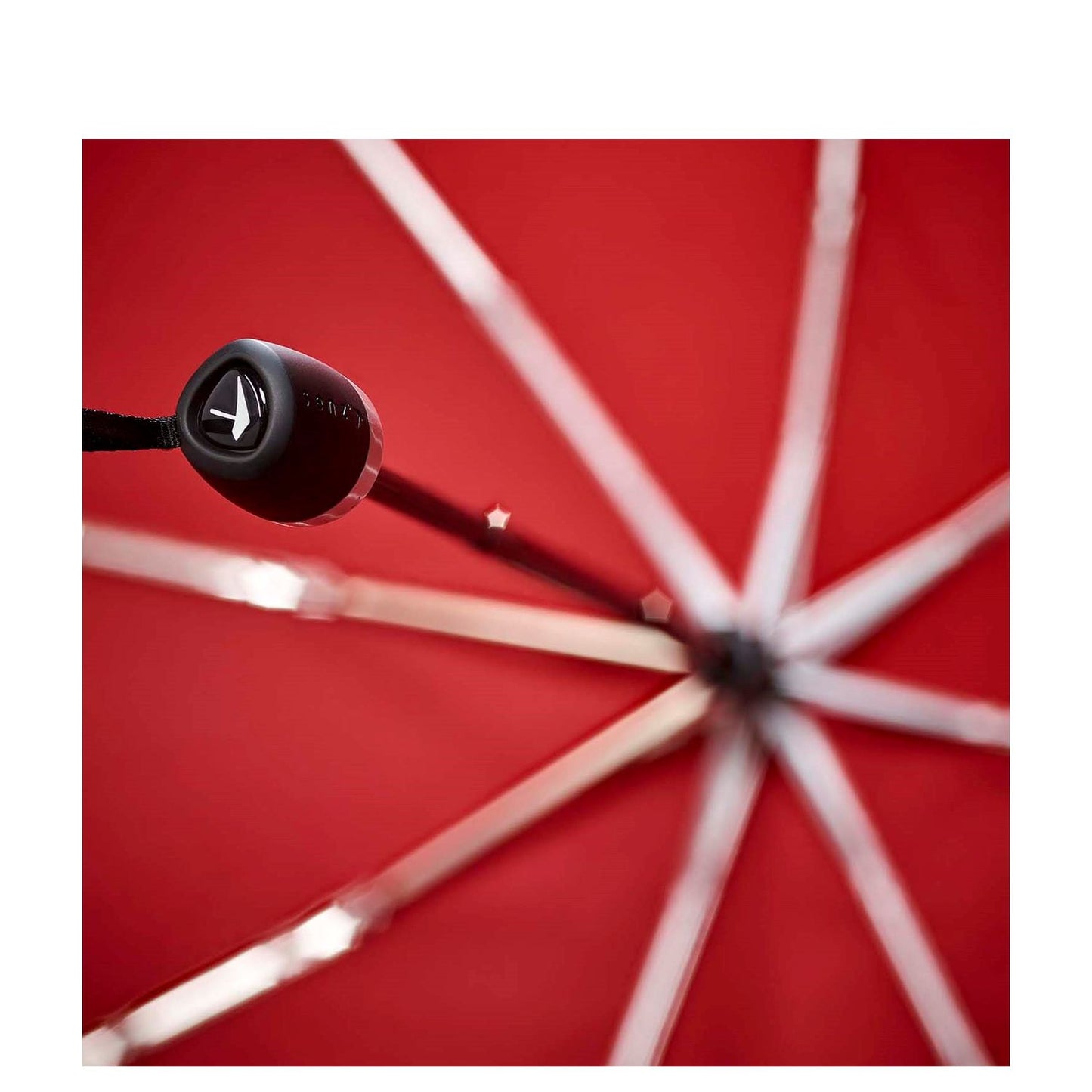 Senz Manual Opvouwbare Stormparaplu passion red