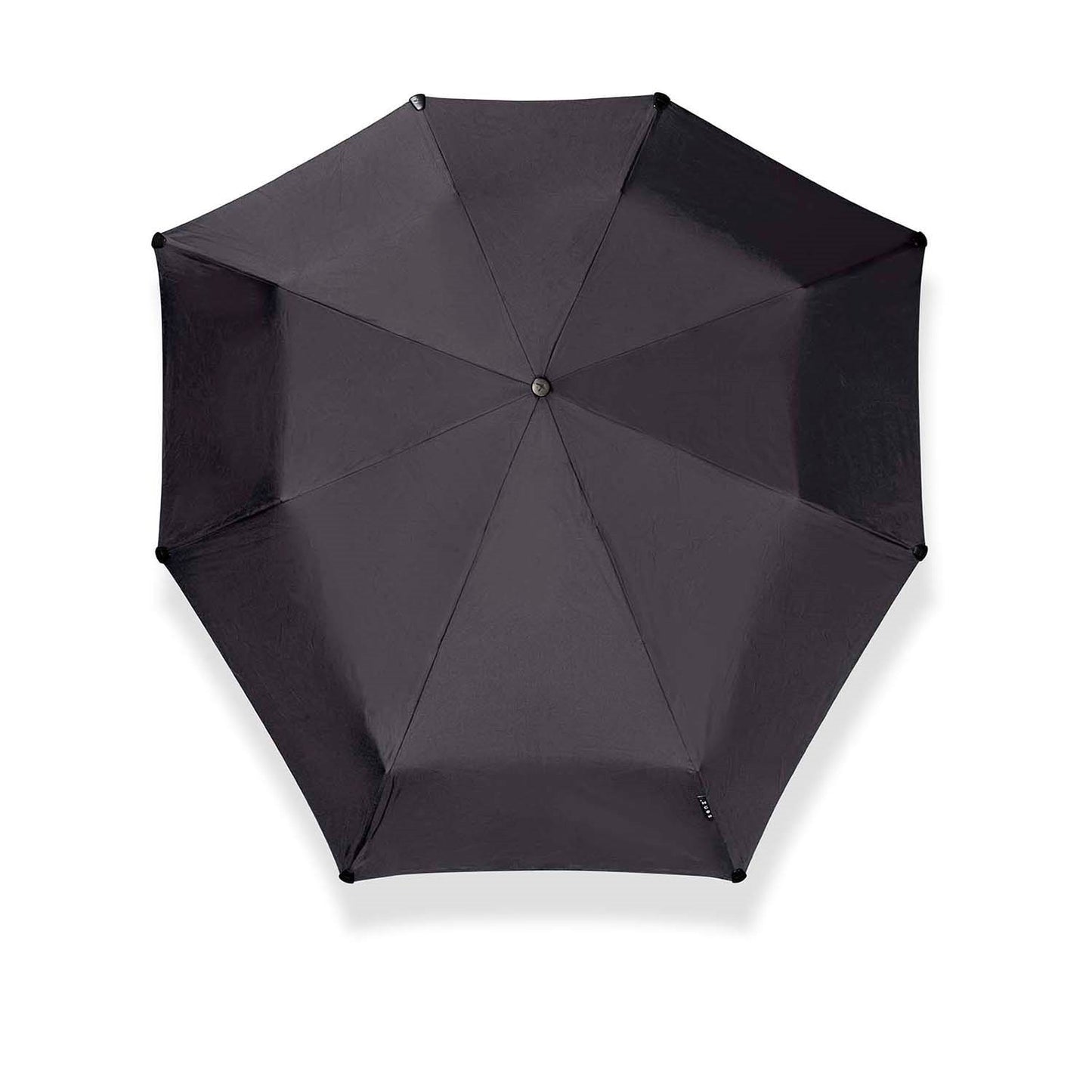 Senz Manual Opvouwbare Stormparaplu pure black