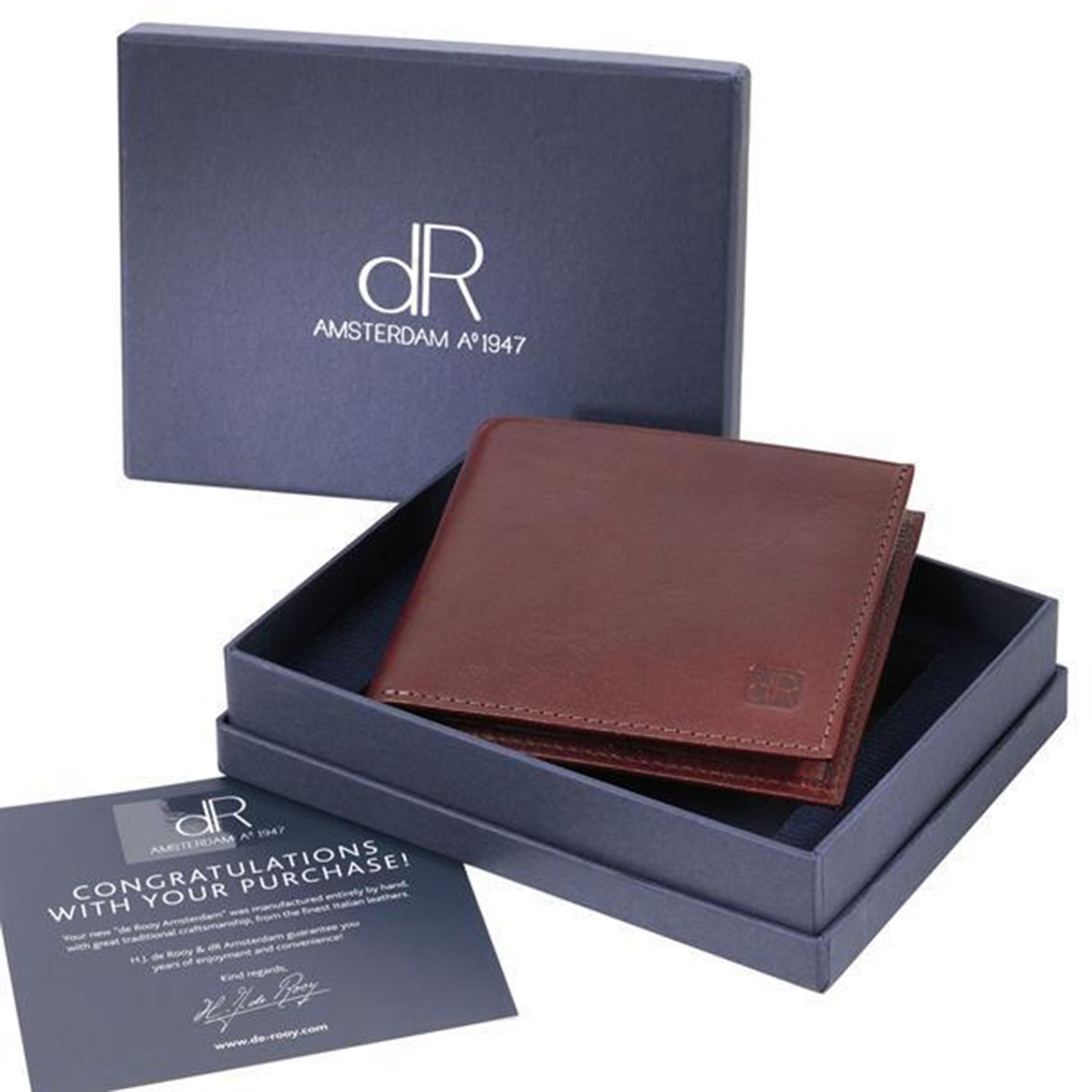 dR Amsterdam Canyon Creditcard Wallet chestnut