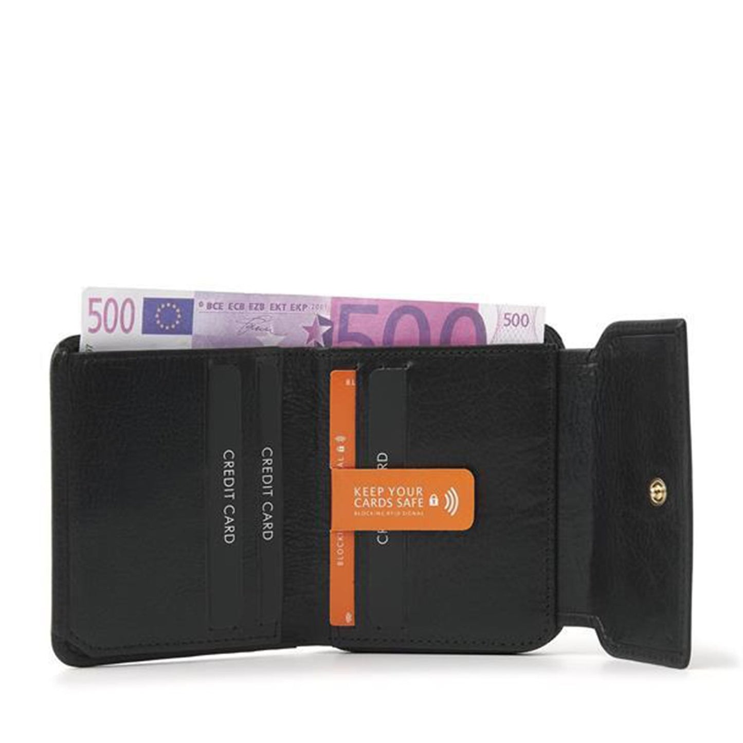 dR Amsterdam Milan Ladies Wallet 28179 black