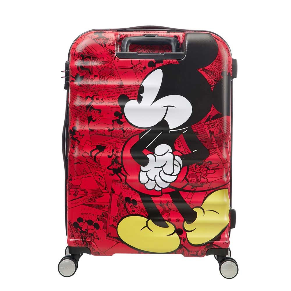 American Tourister Wavebreaker Disney Spinner 67 mickey comics red