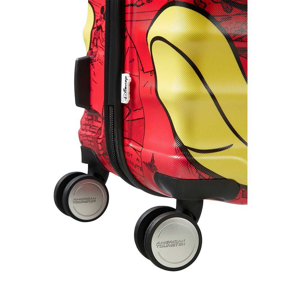 American Tourister Wavebreaker Disney Spinner 67 mickey comics red
