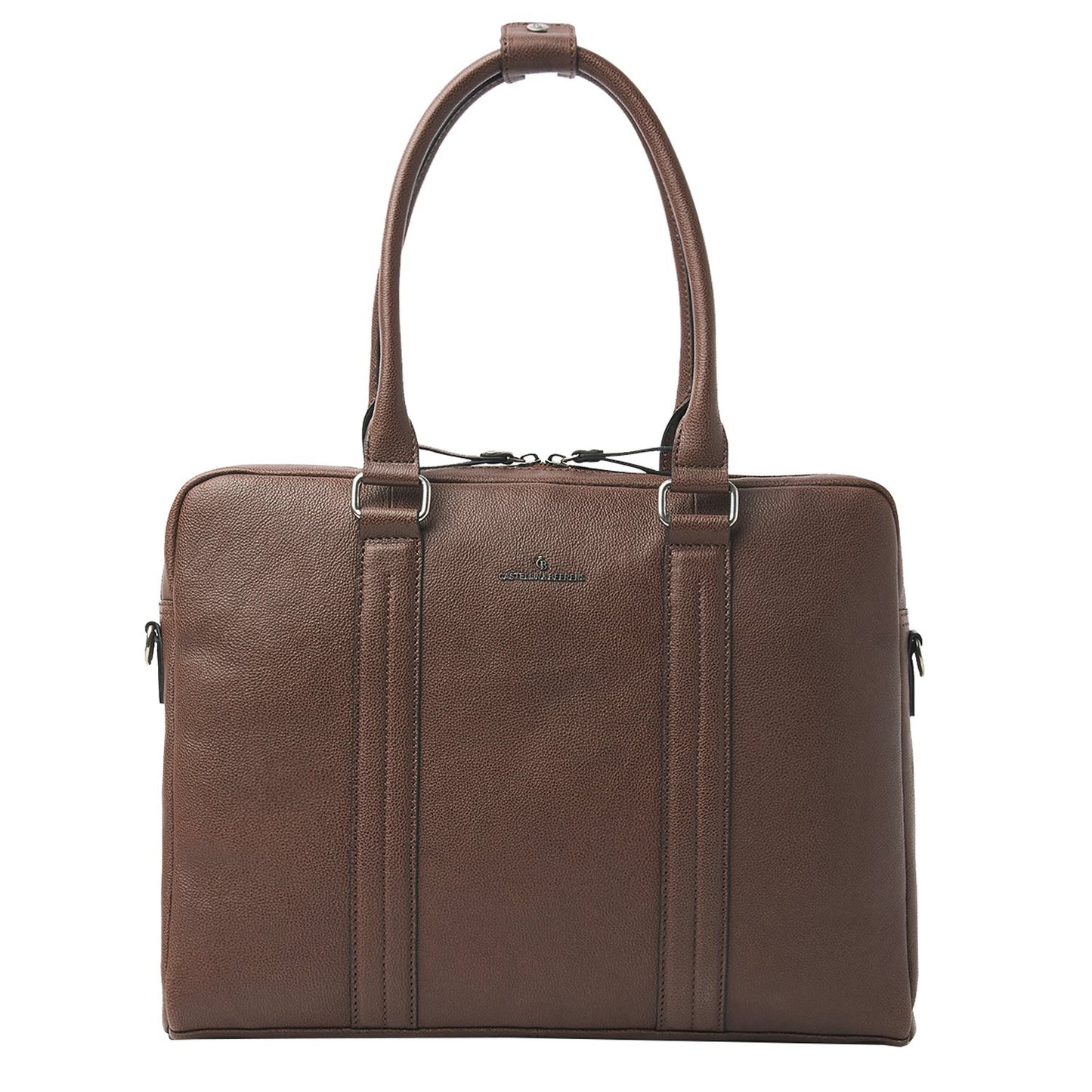 Castelijn & Beerens Mirjam Schoudertas 15.6" donkerbruin