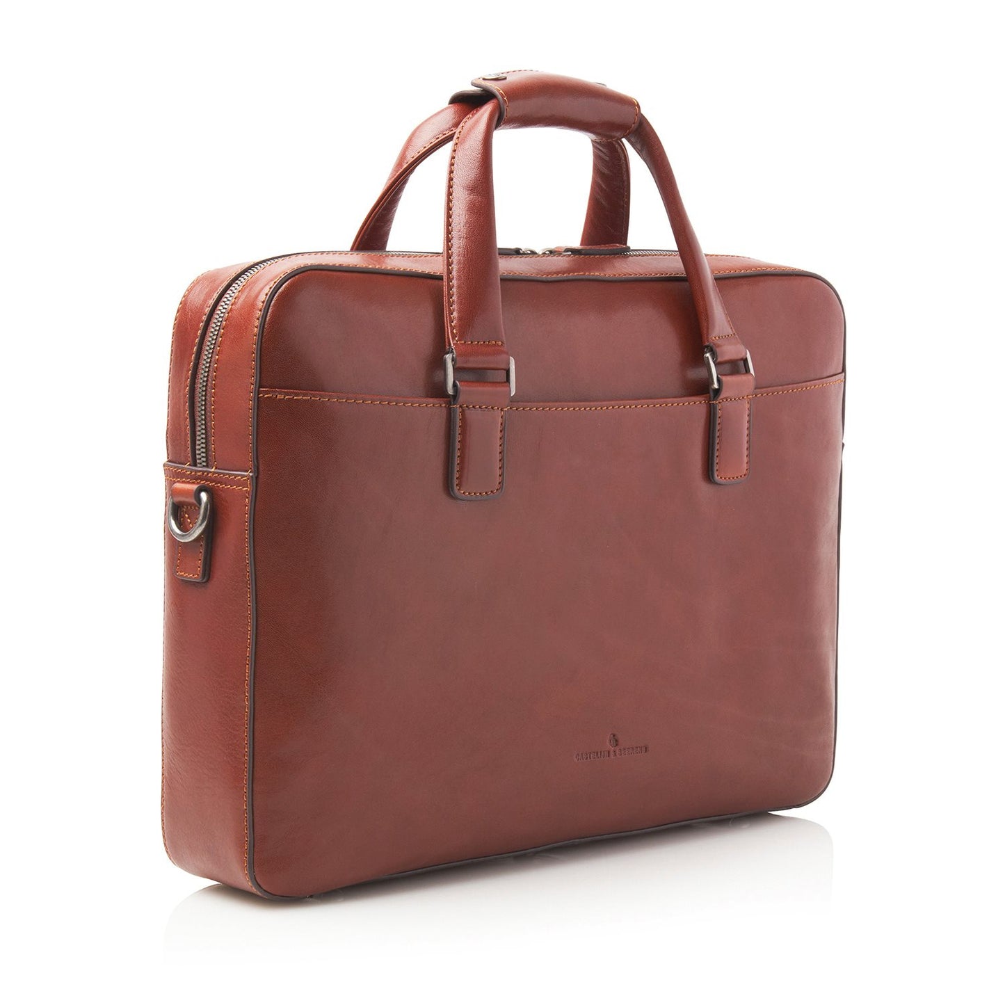 Castelijn & Beerens Gaucho Ted Laptop Bag 15.6'' cognac