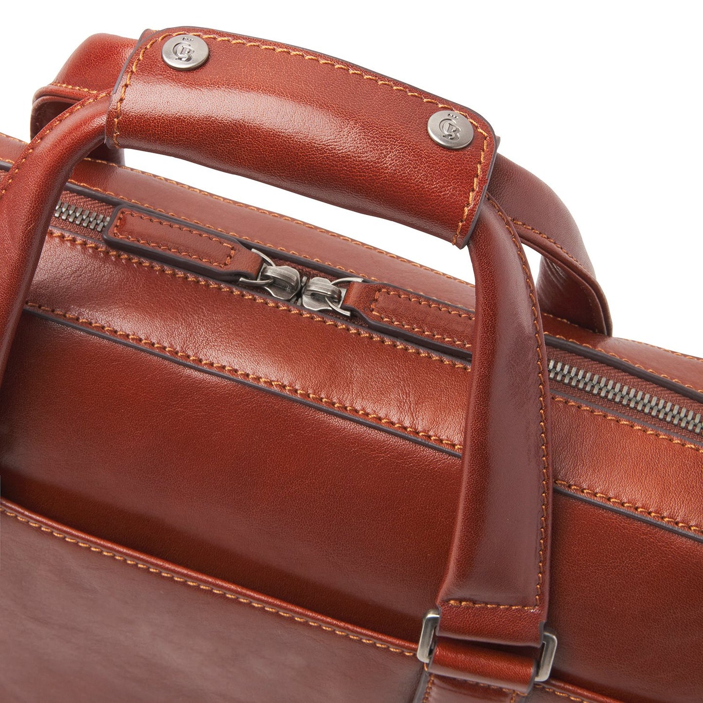 Castelijn & Beerens Gaucho Ted Laptop Bag 15.6'' cognac