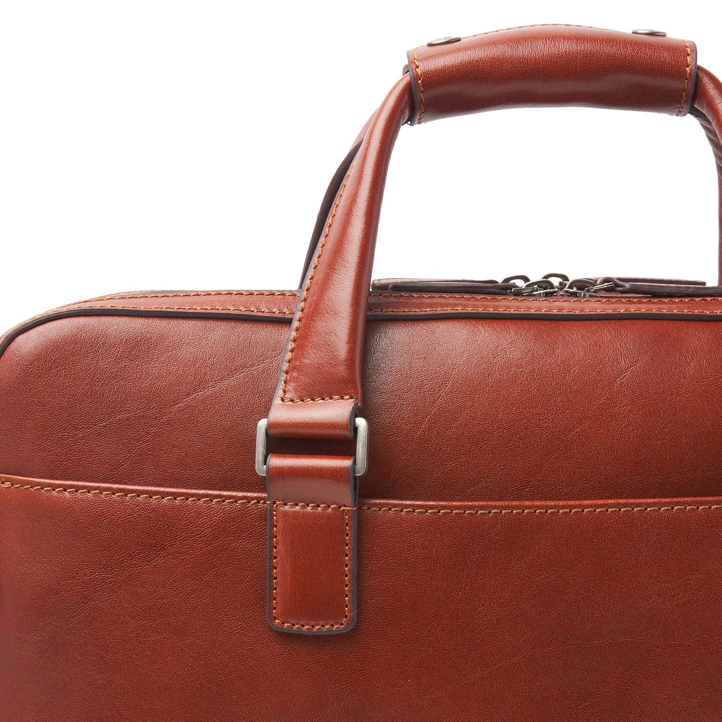 Castelijn & Beerens Gaucho Ted Laptop Bag 15.6'' cognac
