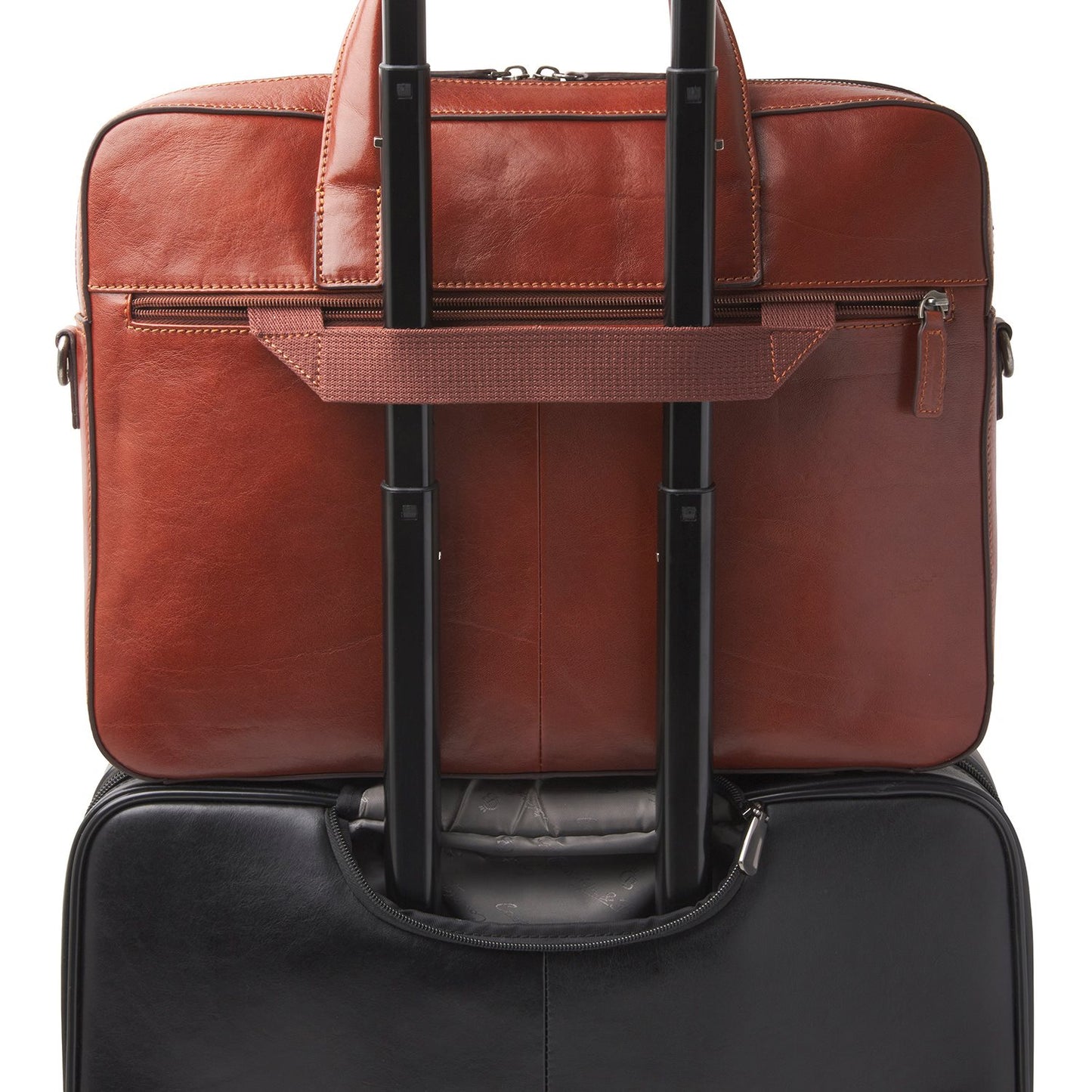 Castelijn & Beerens Gaucho Ted Laptop Bag 15.6'' cognac