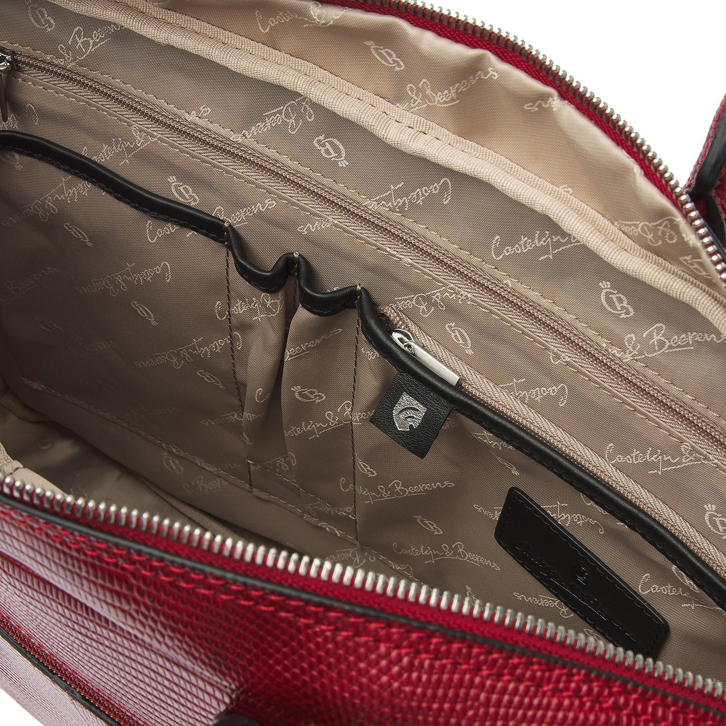 Castelijn & Beerens Donna Ilse Laptoptas 15.6" RFID rood