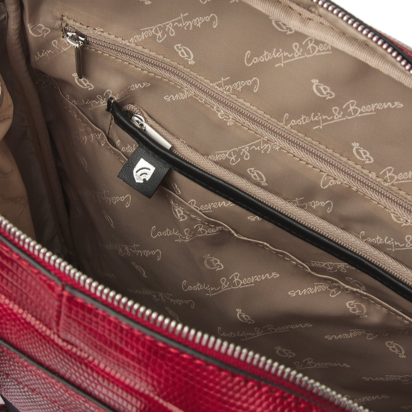 Castelijn & Beerens Donna Hanne Backpack 15.6" RFID rood