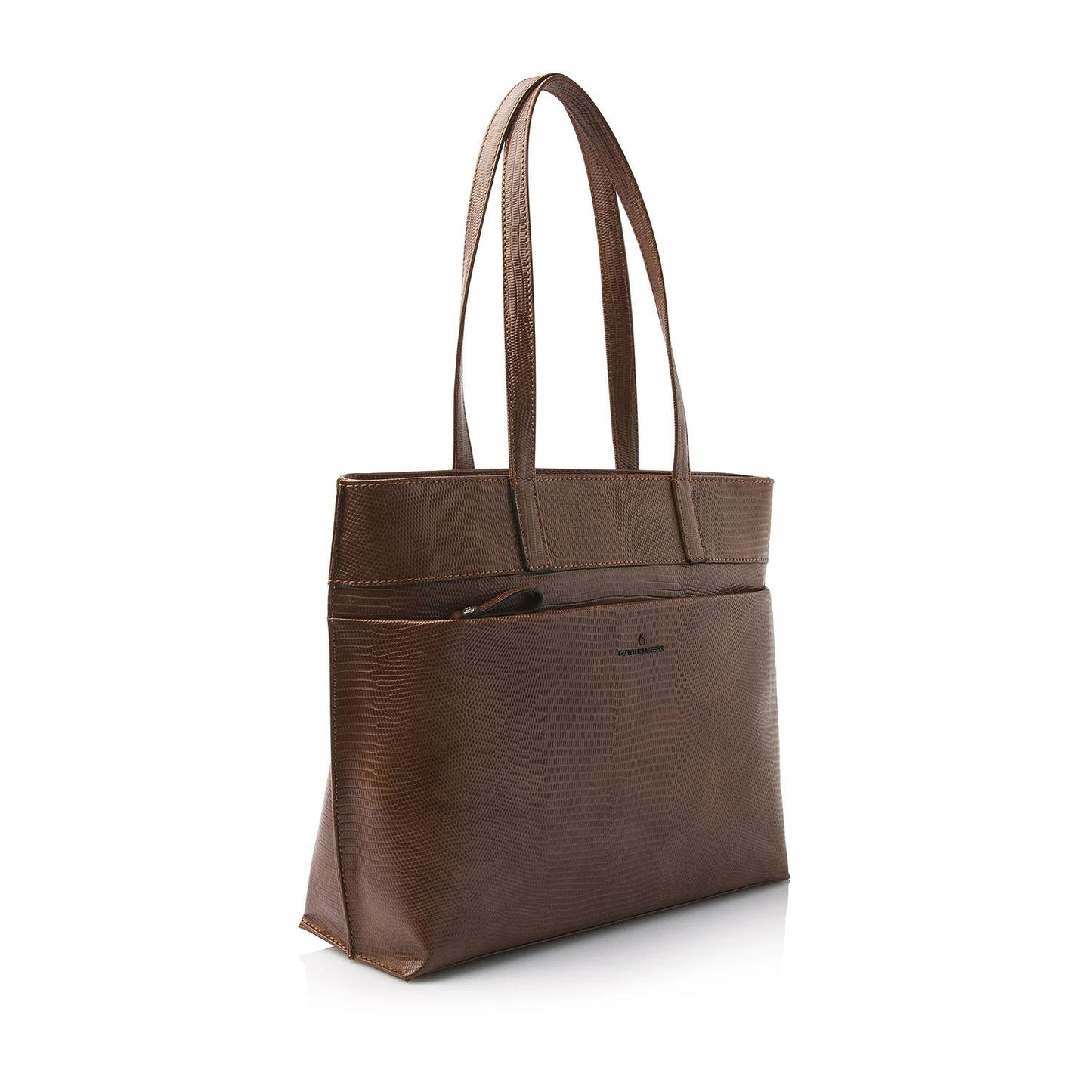 Castelijn & Beerens Donna Eline Schoudertas 15.6" cognac
