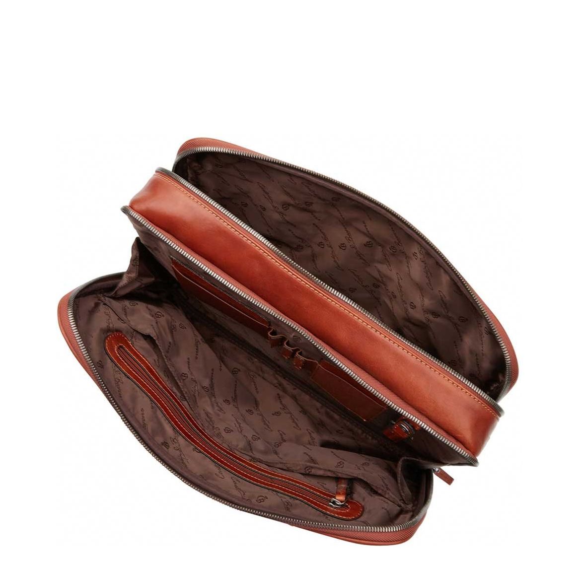 Castelijn & Beerens Verona Business Laptoptas 15.6" licht bruin