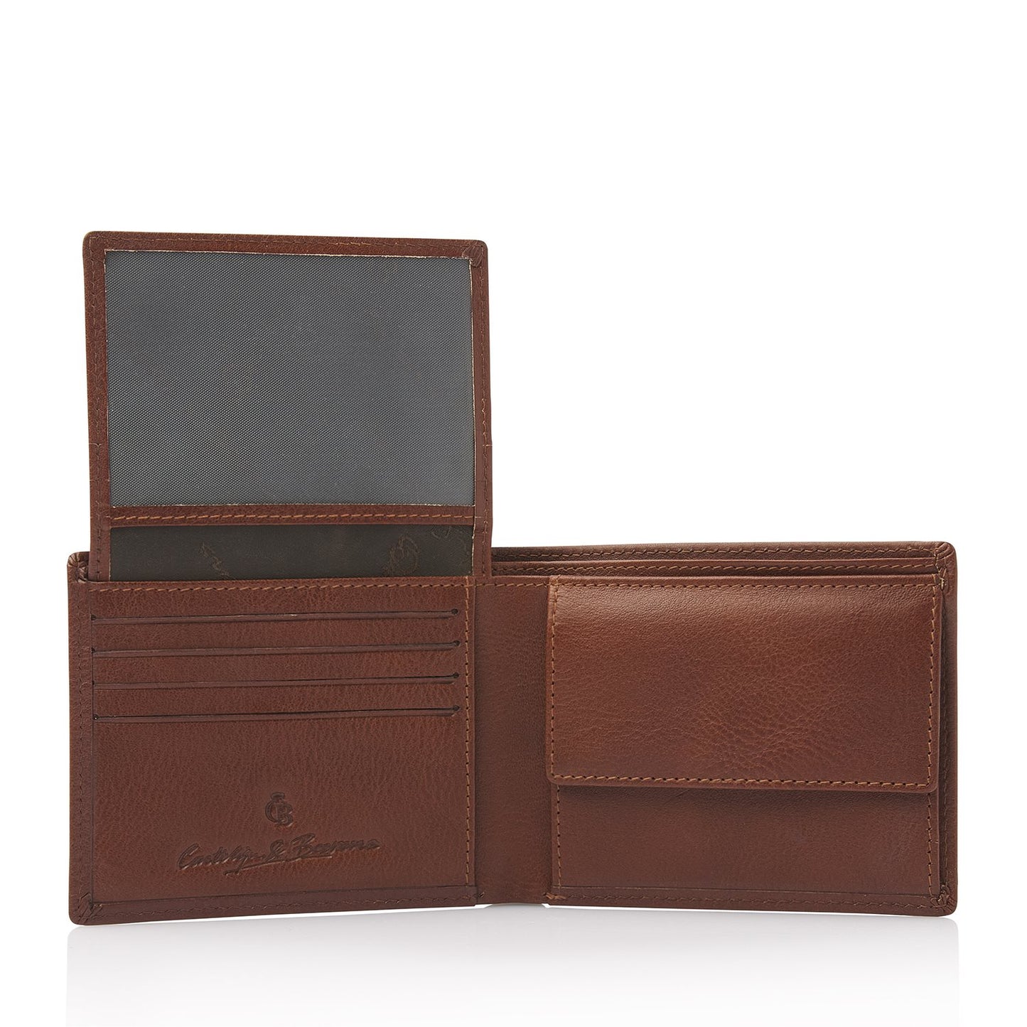 Castelijn & Beerens Giftbox Wallet RFID light brown