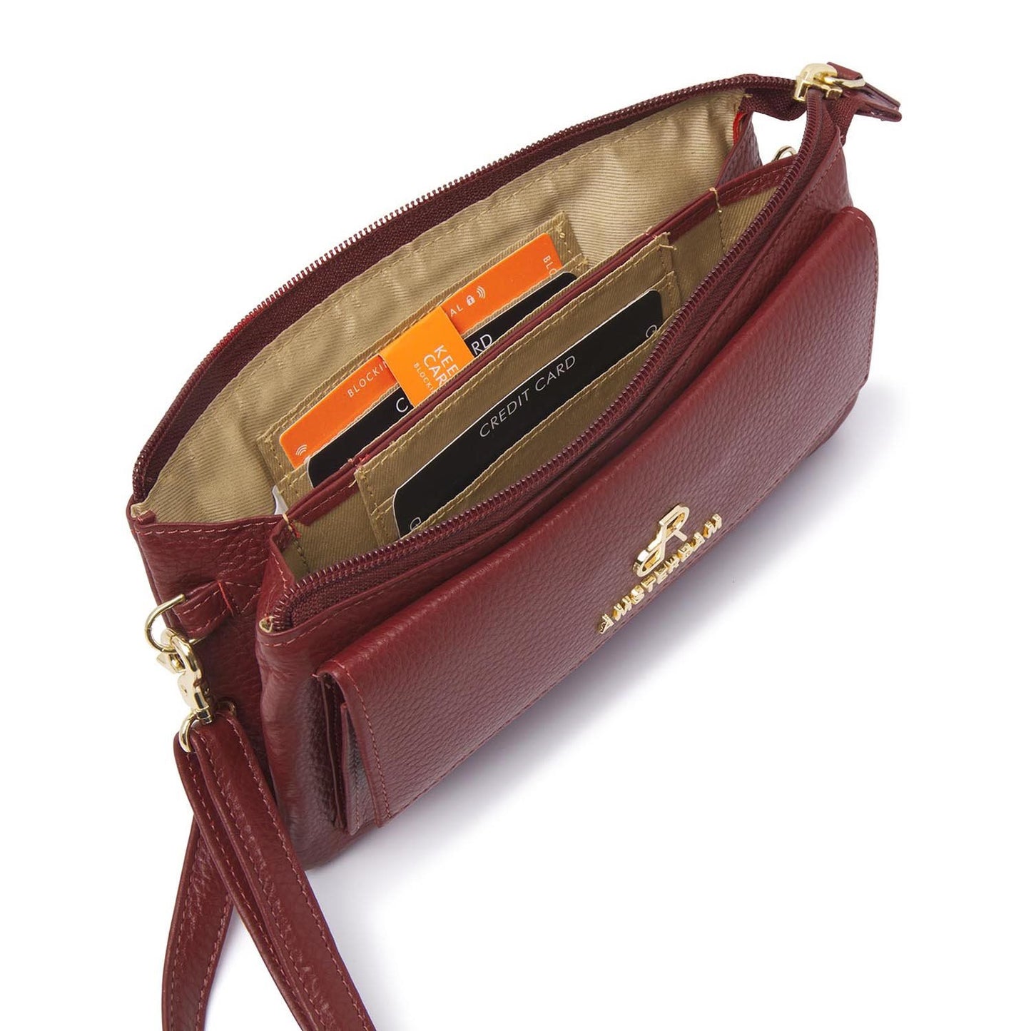 dR Amsterdam Schoudertas / Clutch cabernet