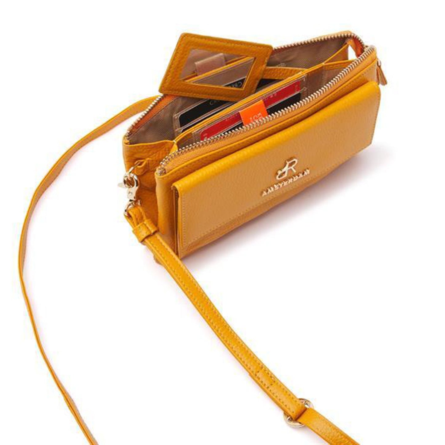 dR Amsterdam Mint Shoulderbag/Clutch yellow
