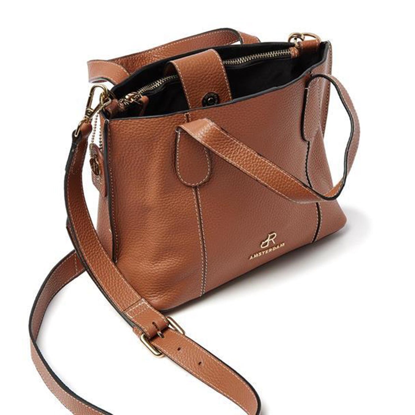 dR Amsterdam Mint Hand/Shoulderbag mocha