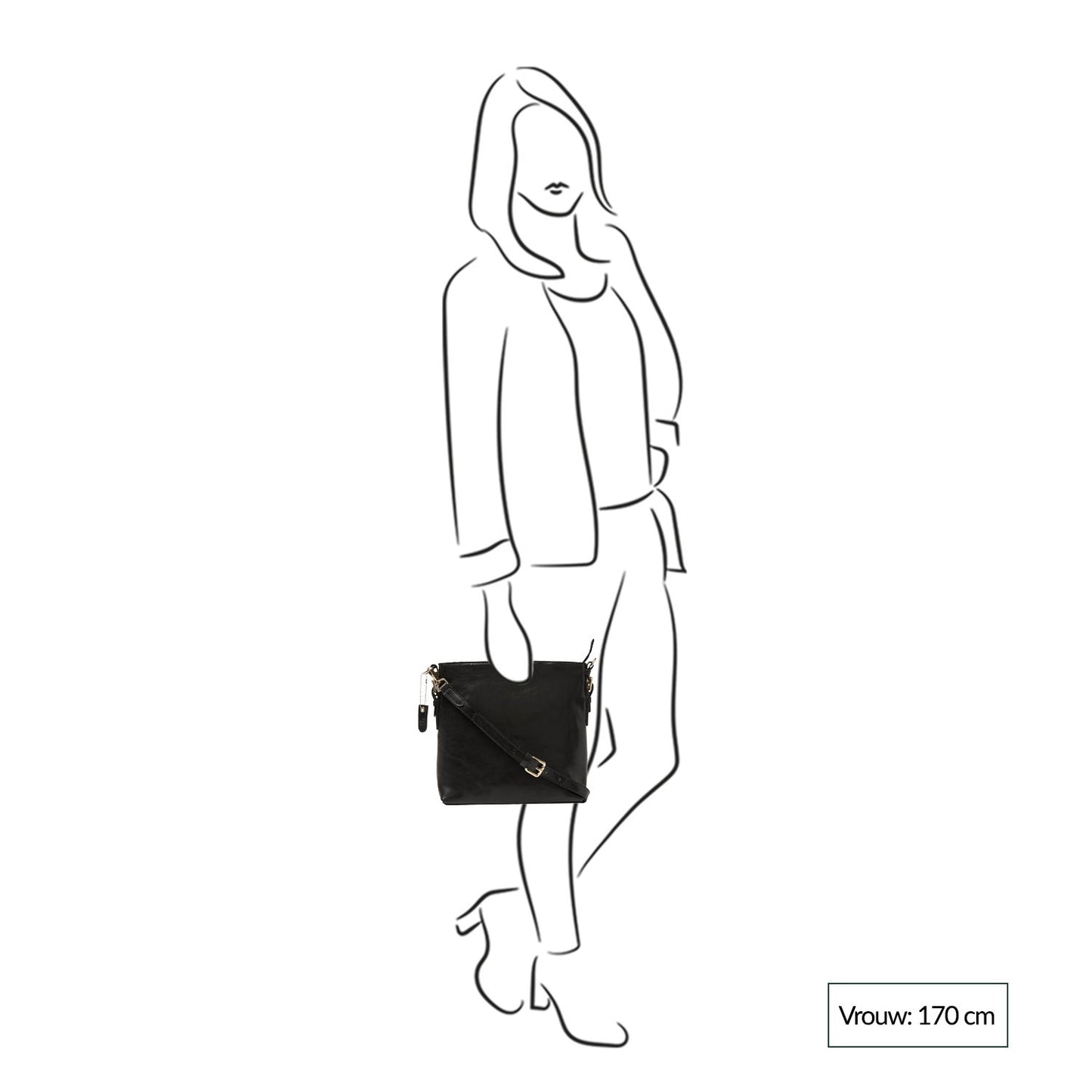 dR Amsterdam Milan Shoulderbag 283703 black