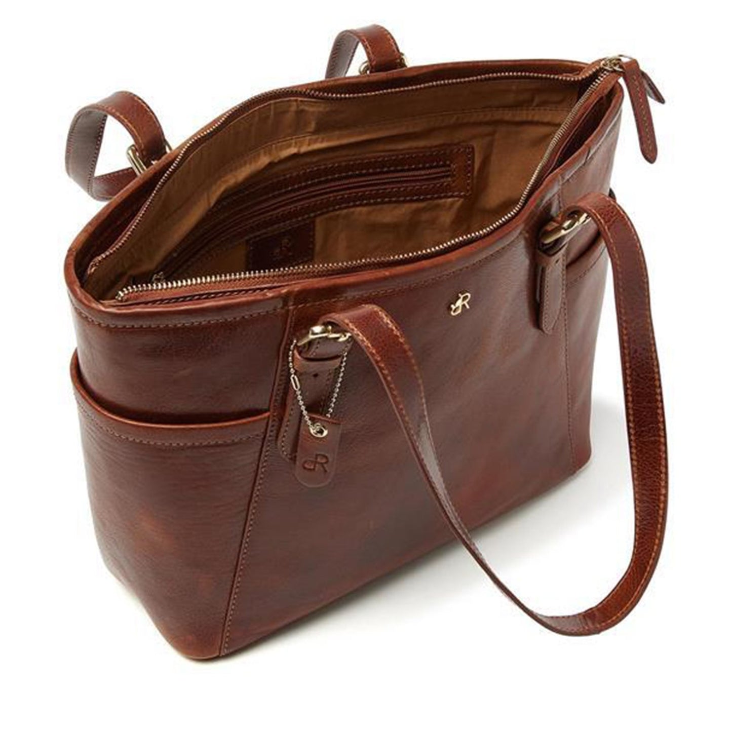 dR Amsterdam Milan Hand/Shoulderbag cognac