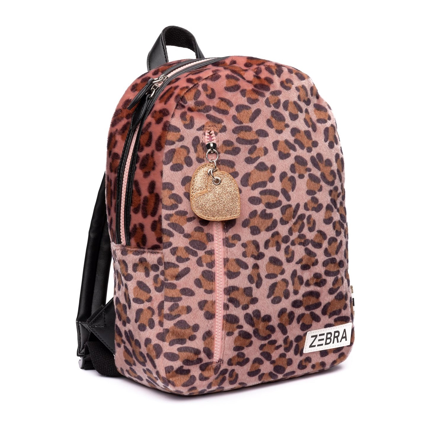 Zebra Trends Girls Rugzak M Soft Leo pink
