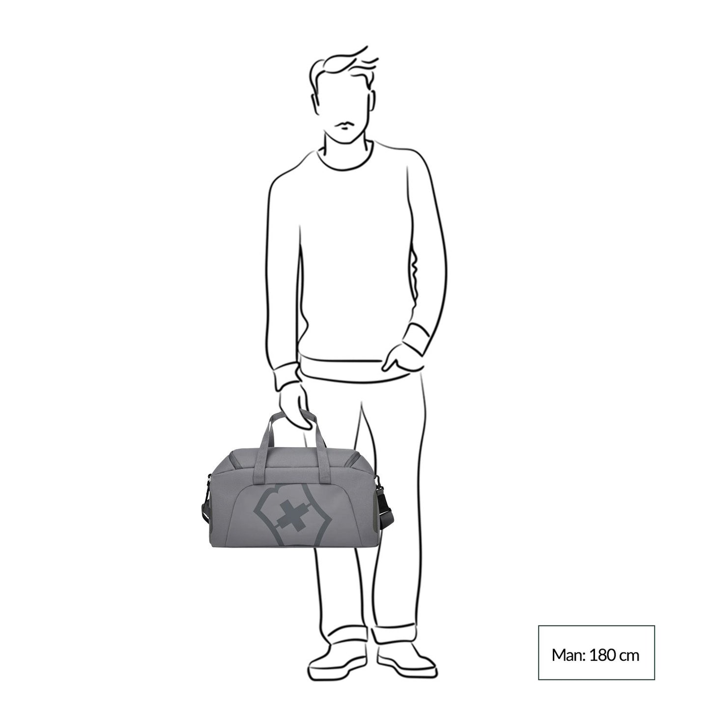 Victorinox Touring 2.0 Sports Duffel stone gray