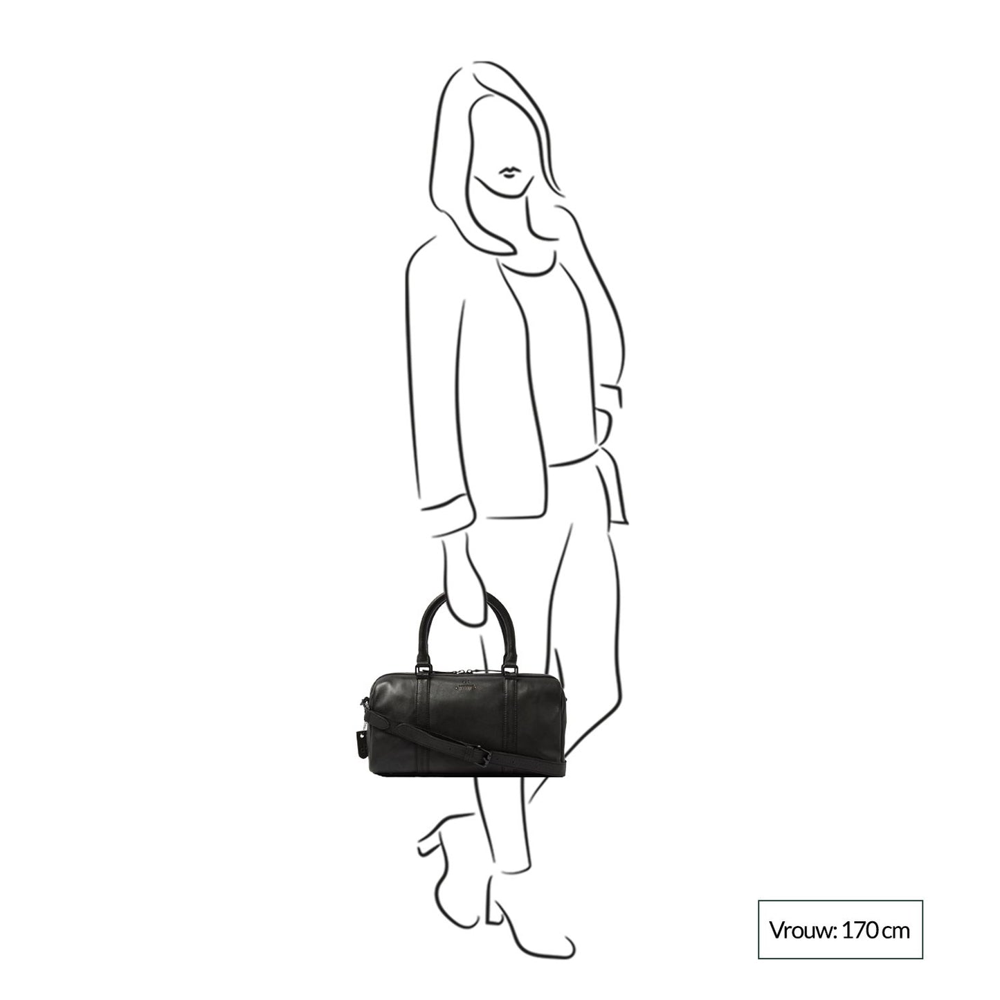 dR Amsterdam Tampa Hand/Shoulderbag 933726 black