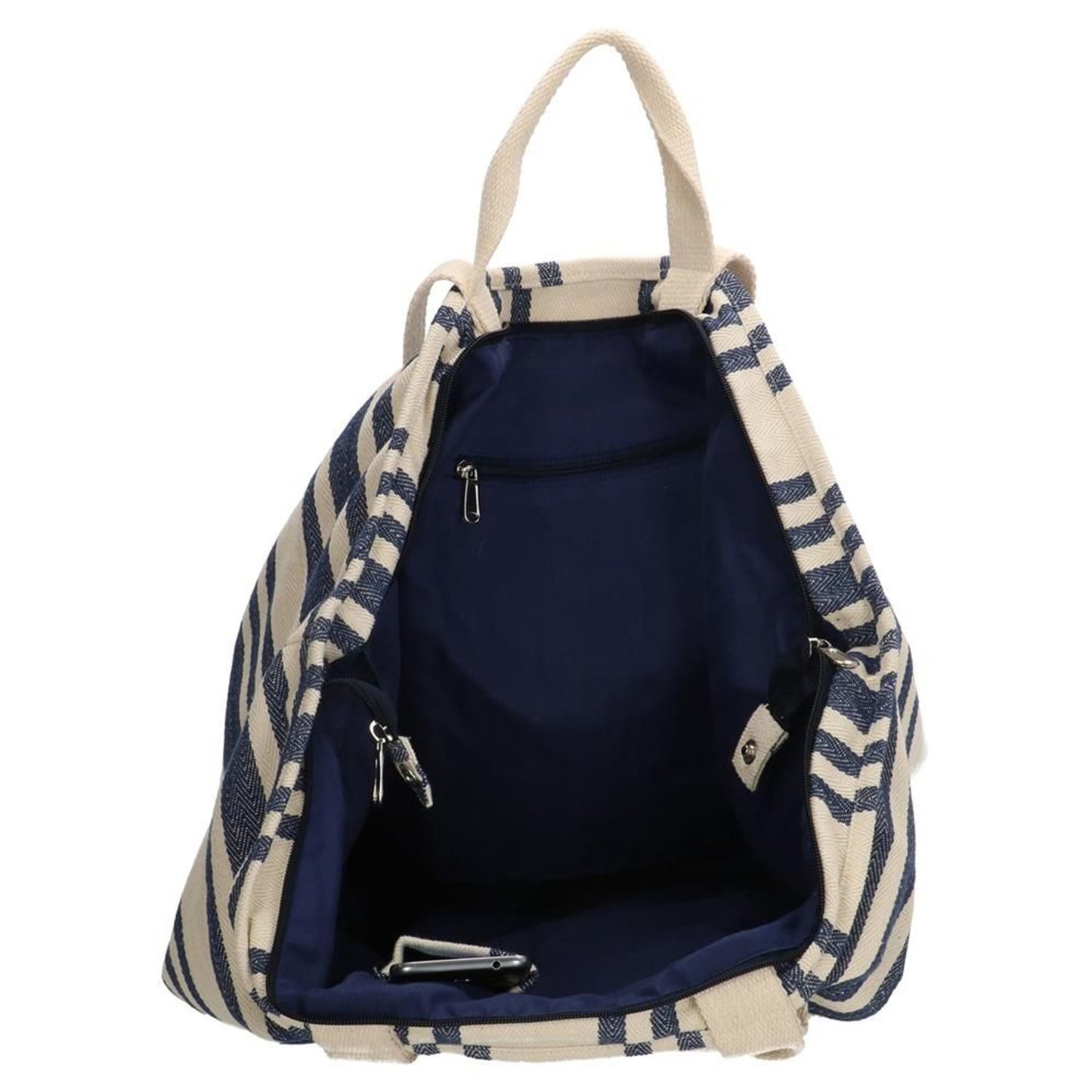 Zebra Trends Vintage Ocean Strandtas navy