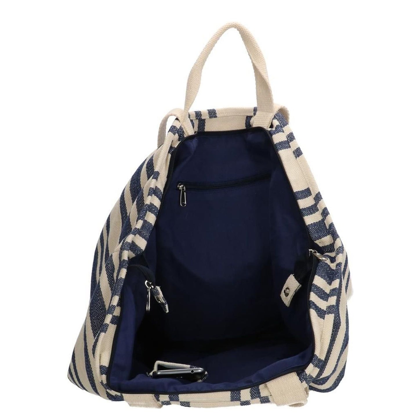 Zebra Trends Vintage Ocean Strandtas navy