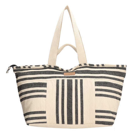 Zebra Trends Vintage Ocean Strandtas black