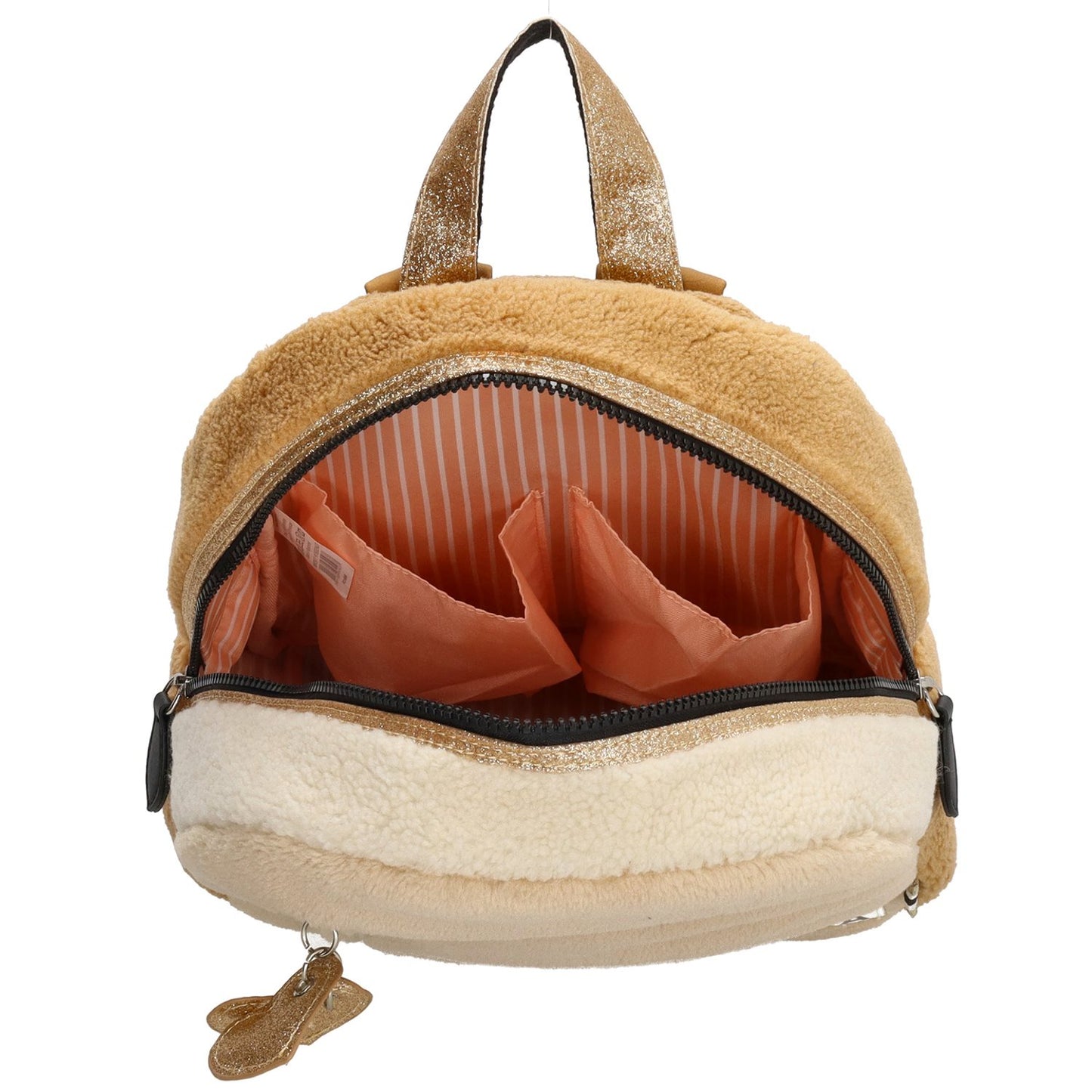 Zebra Trends Girls Teddy Rugzak M beige
