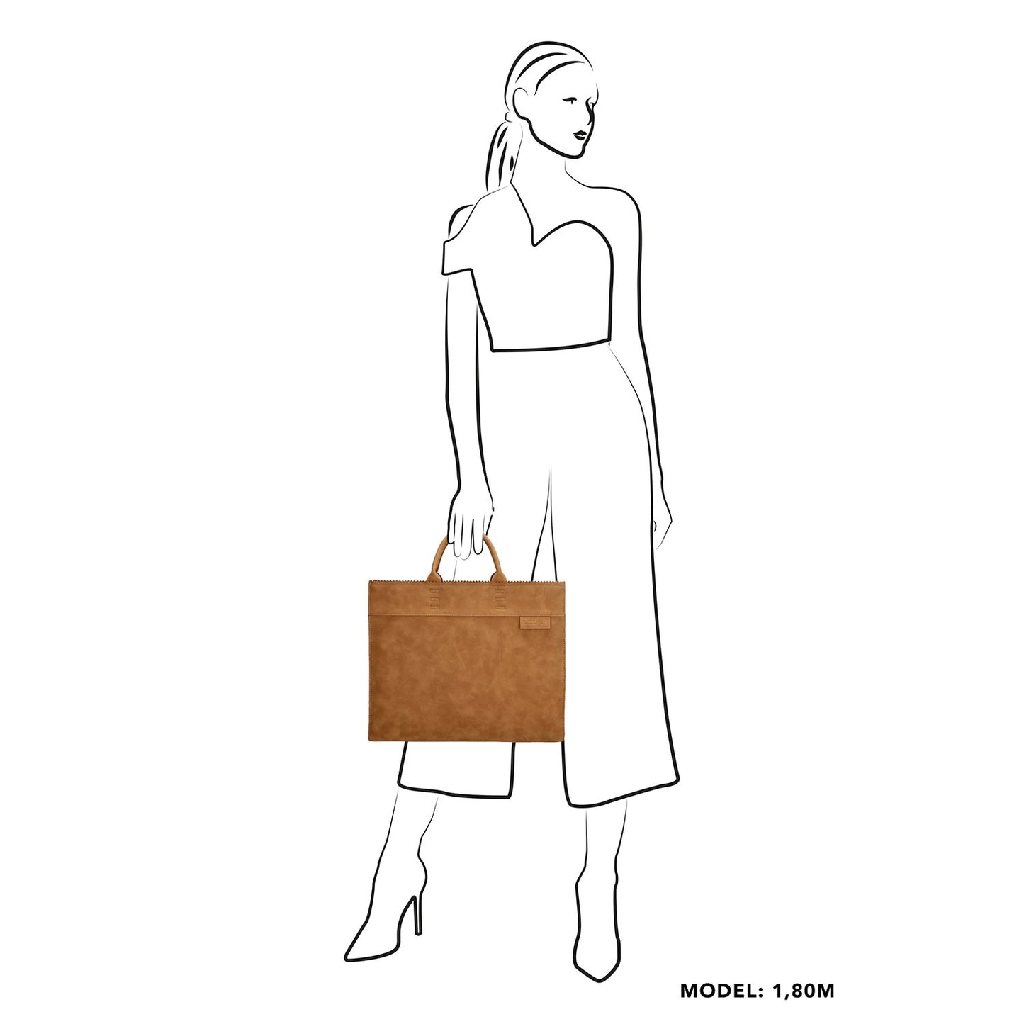 Zebra Trends Merel Shopper camel