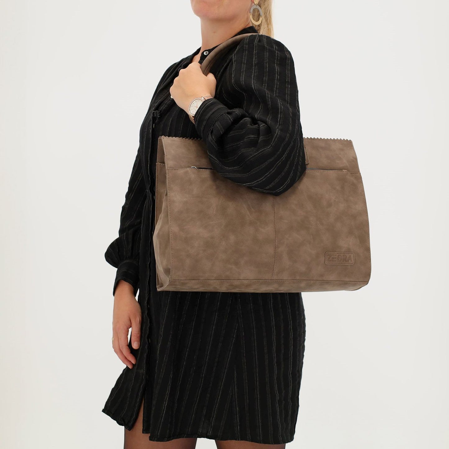 Zebra Trends Noa Laptoptas donkerbruin