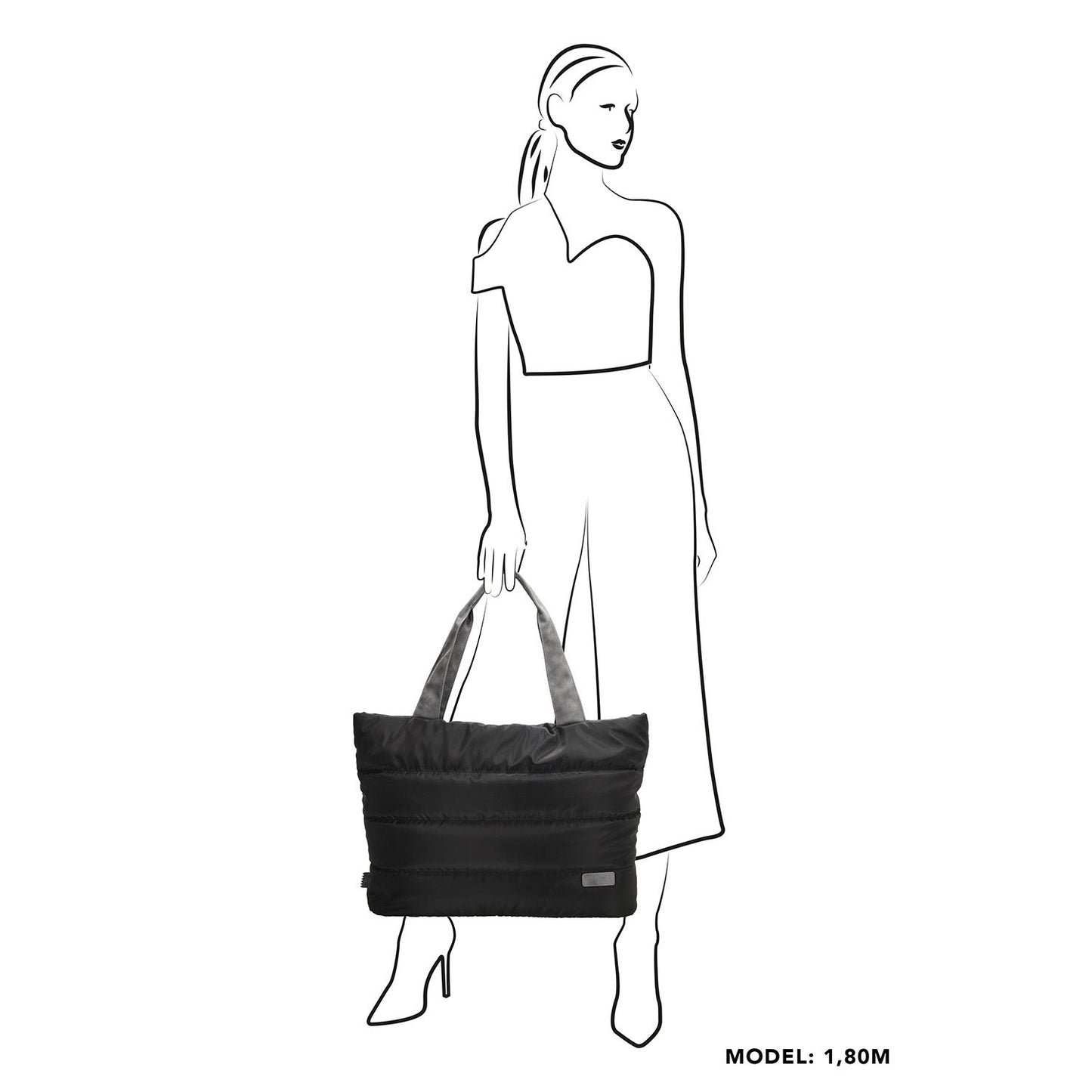 Zebra Trends Elske Shopper olive green