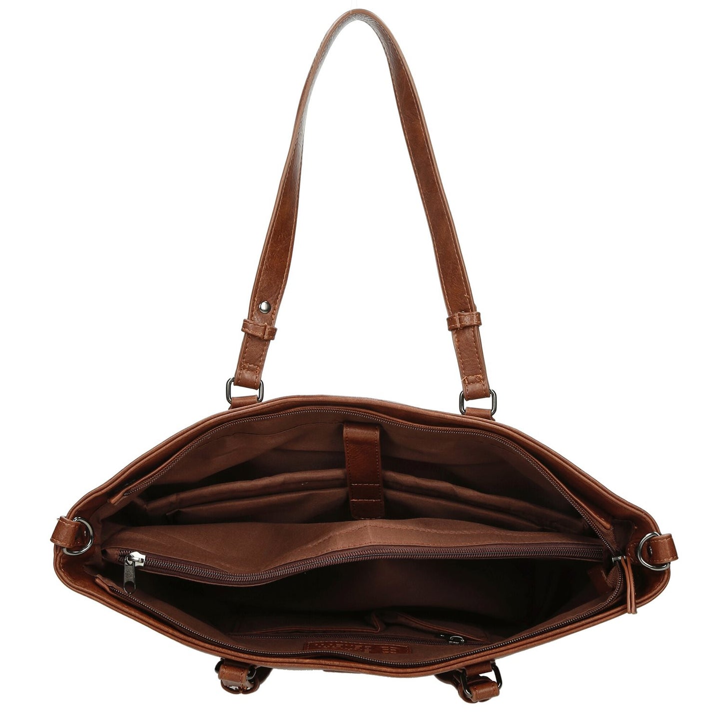 Enrico Benetti Caen Shopper 15'' cognac