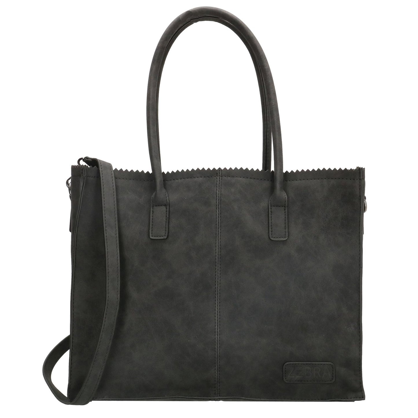 Zebra Trends Natural Bag Lisa Shopper zwart