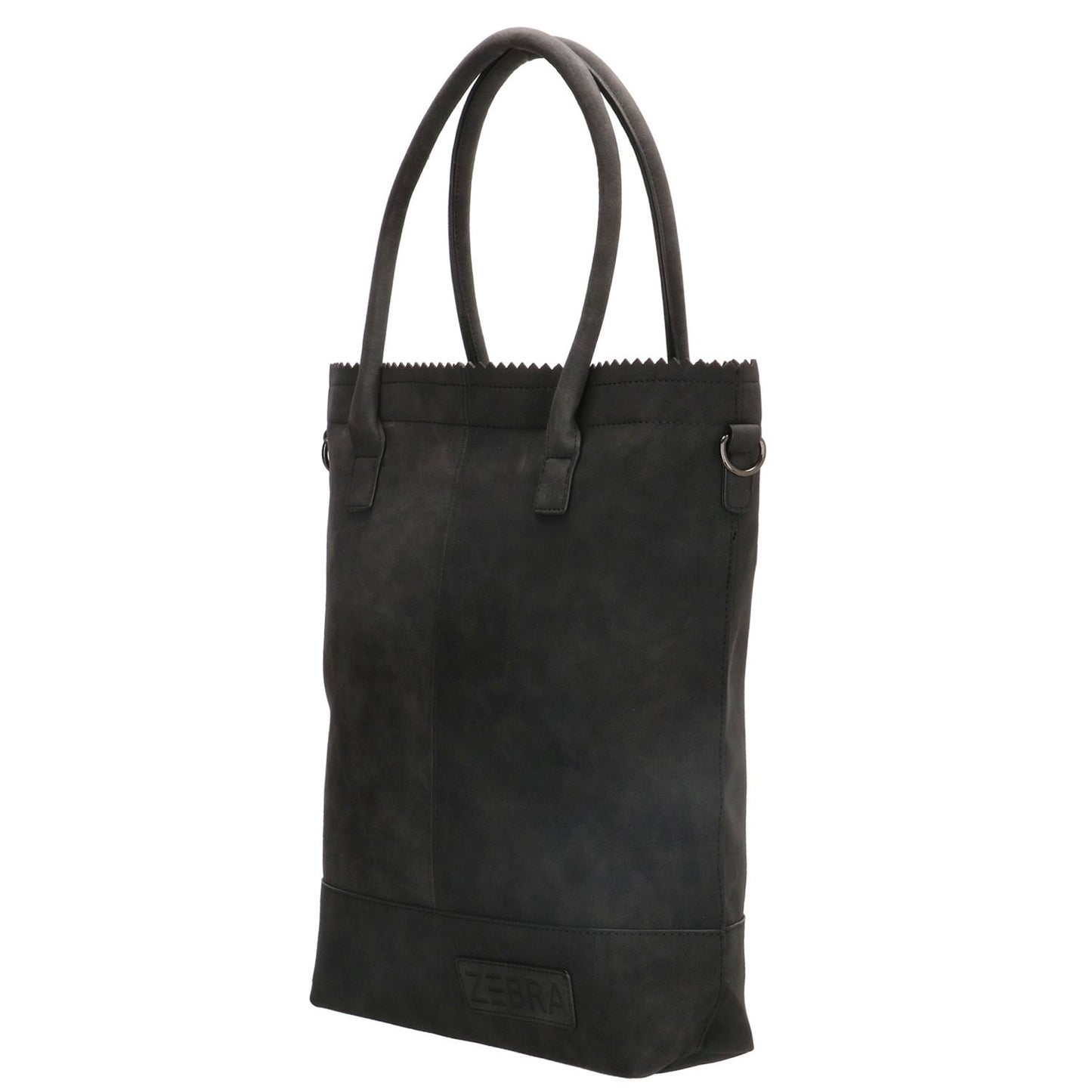 Zebra Trends Kartel Met Rits Shopper zwart