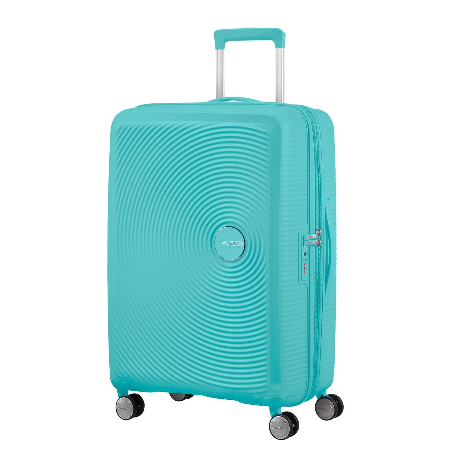 American Tourister Soundbox Spinner 67 Expandable poolside blue