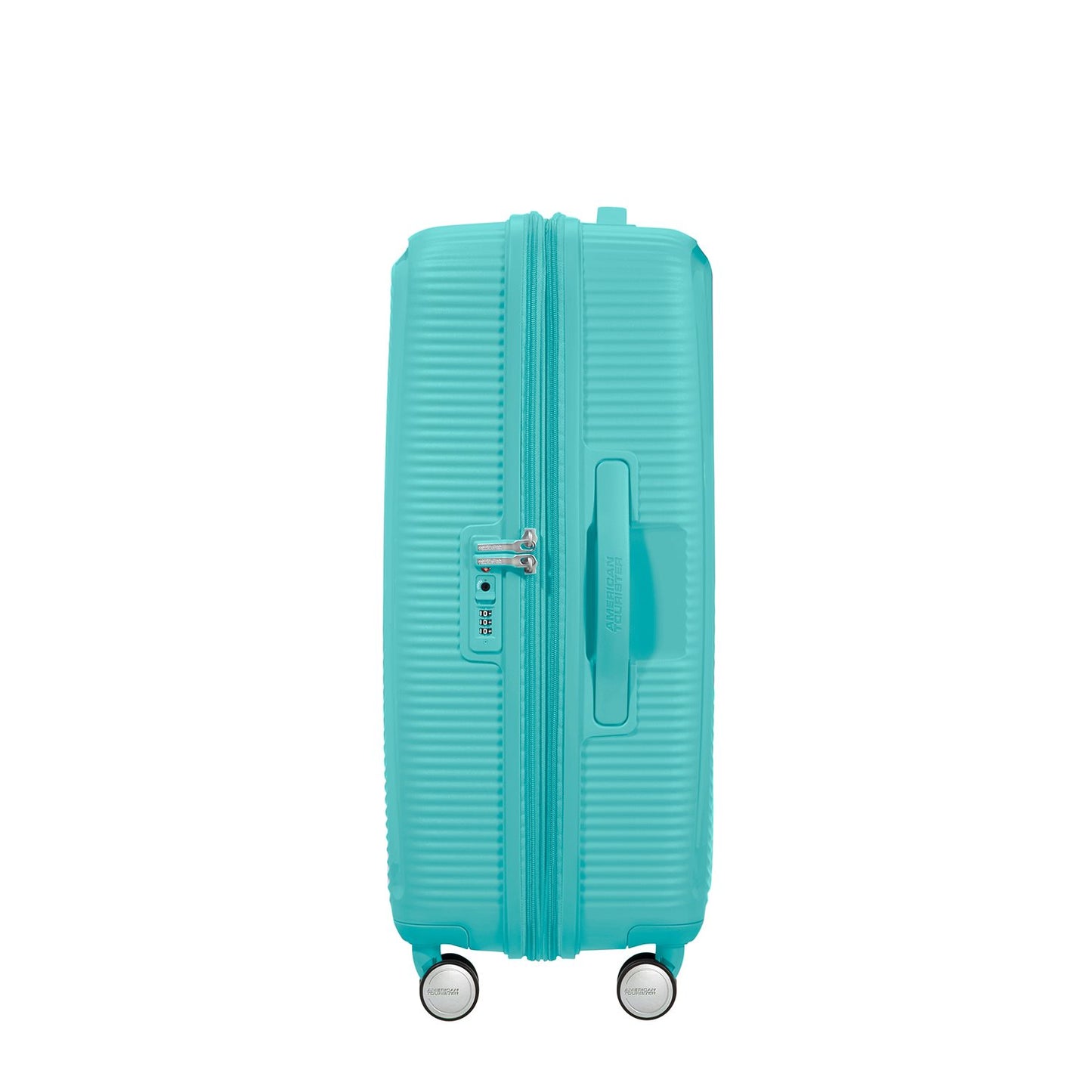 American Tourister Soundbox Spinner 67 Expandable poolside blue