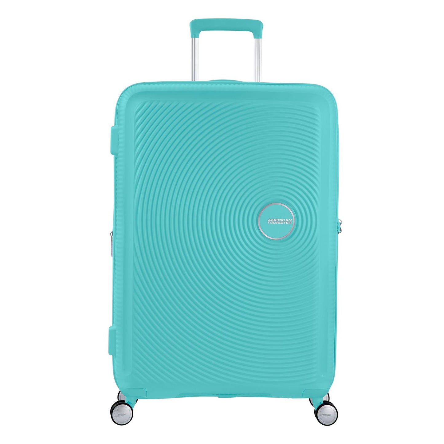 American Tourister Soundbox Spinner 77 Expandable poolside blue