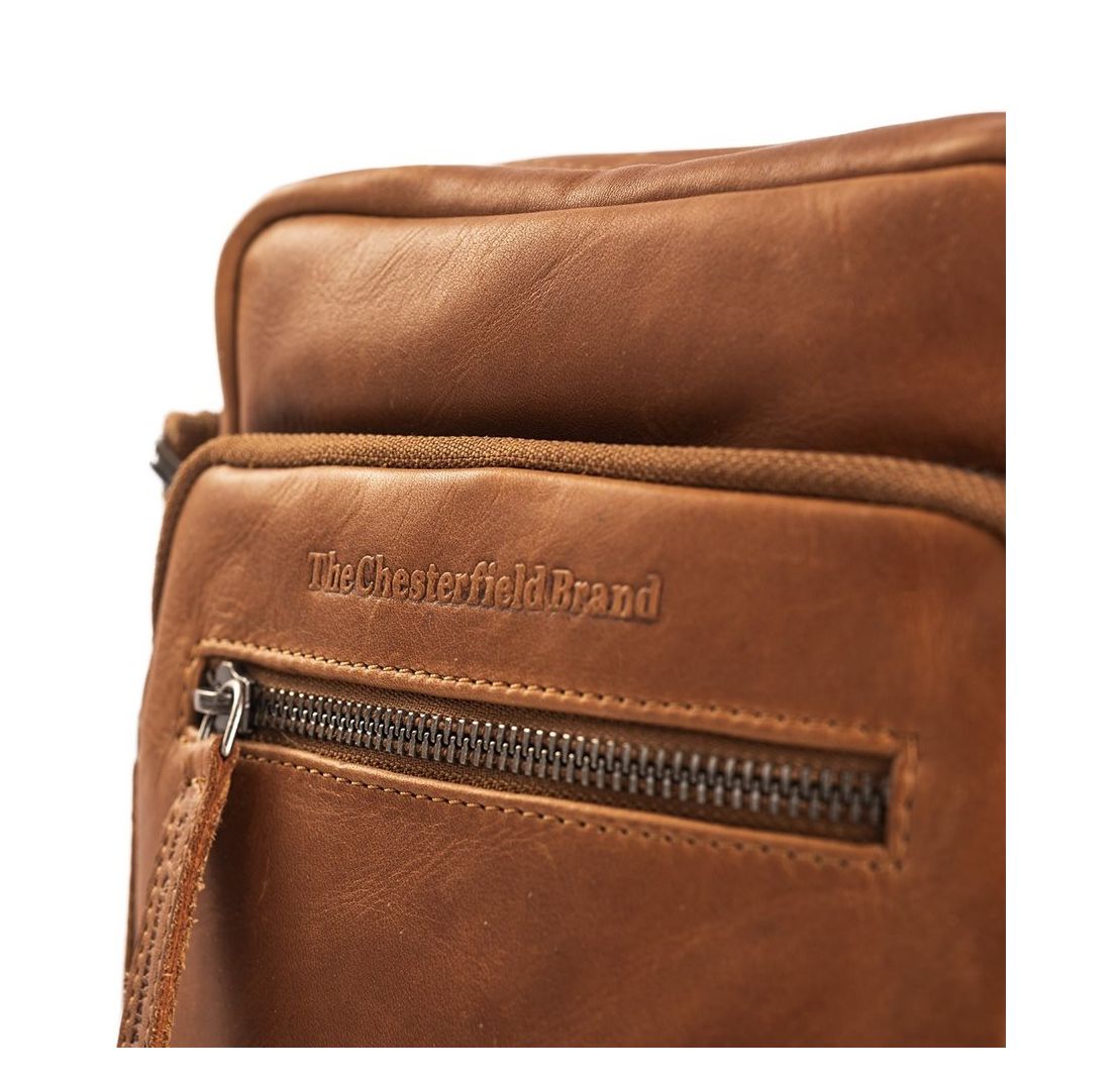 The Chesterfield Brand Birmingham Schoudertas cognac