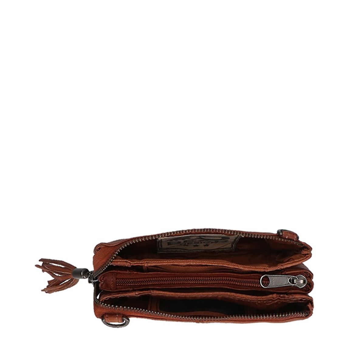 Bear Design Callisto Pelle Alessia Clutch cognac