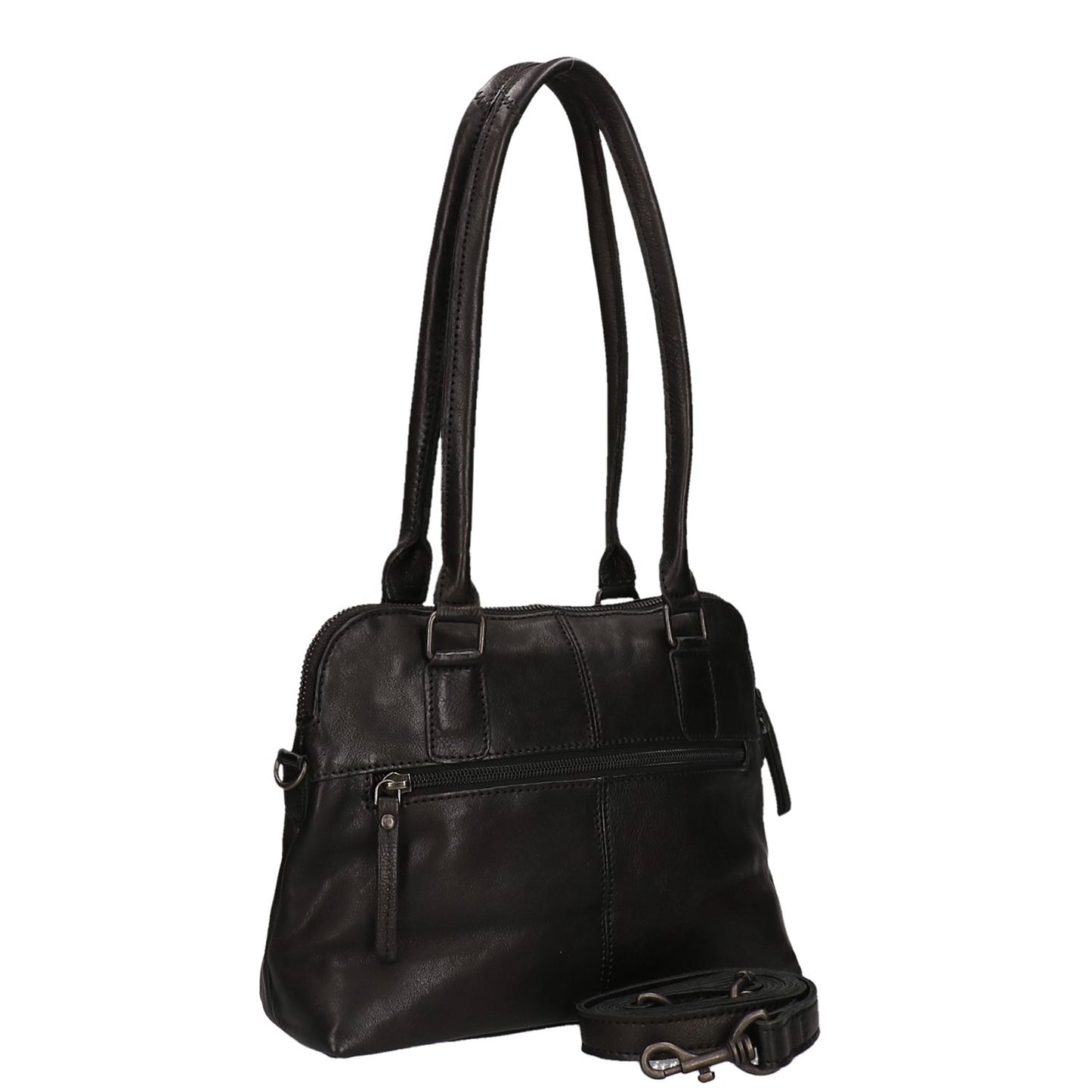 Bear Design Callisto Pelle Shoulder Bag Black