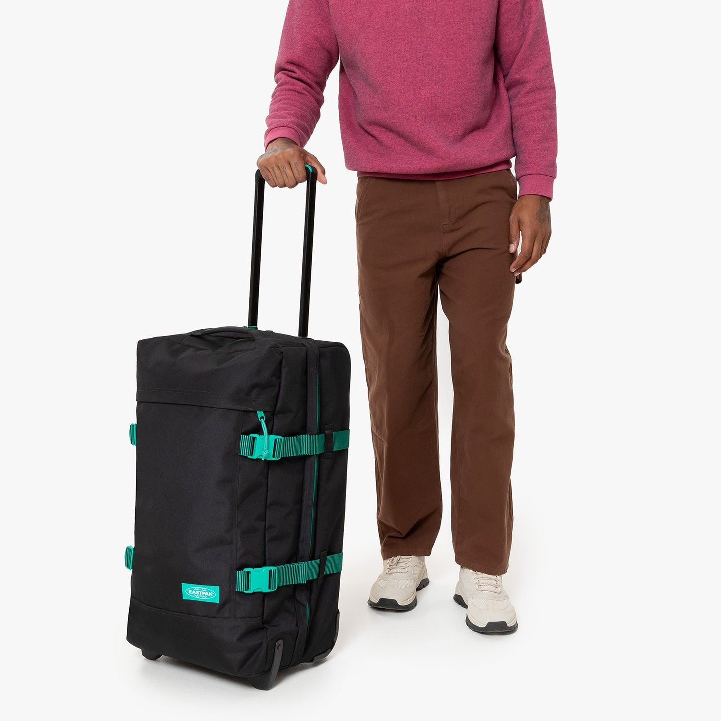 Eastpak Tranverz M kontrast stripe black