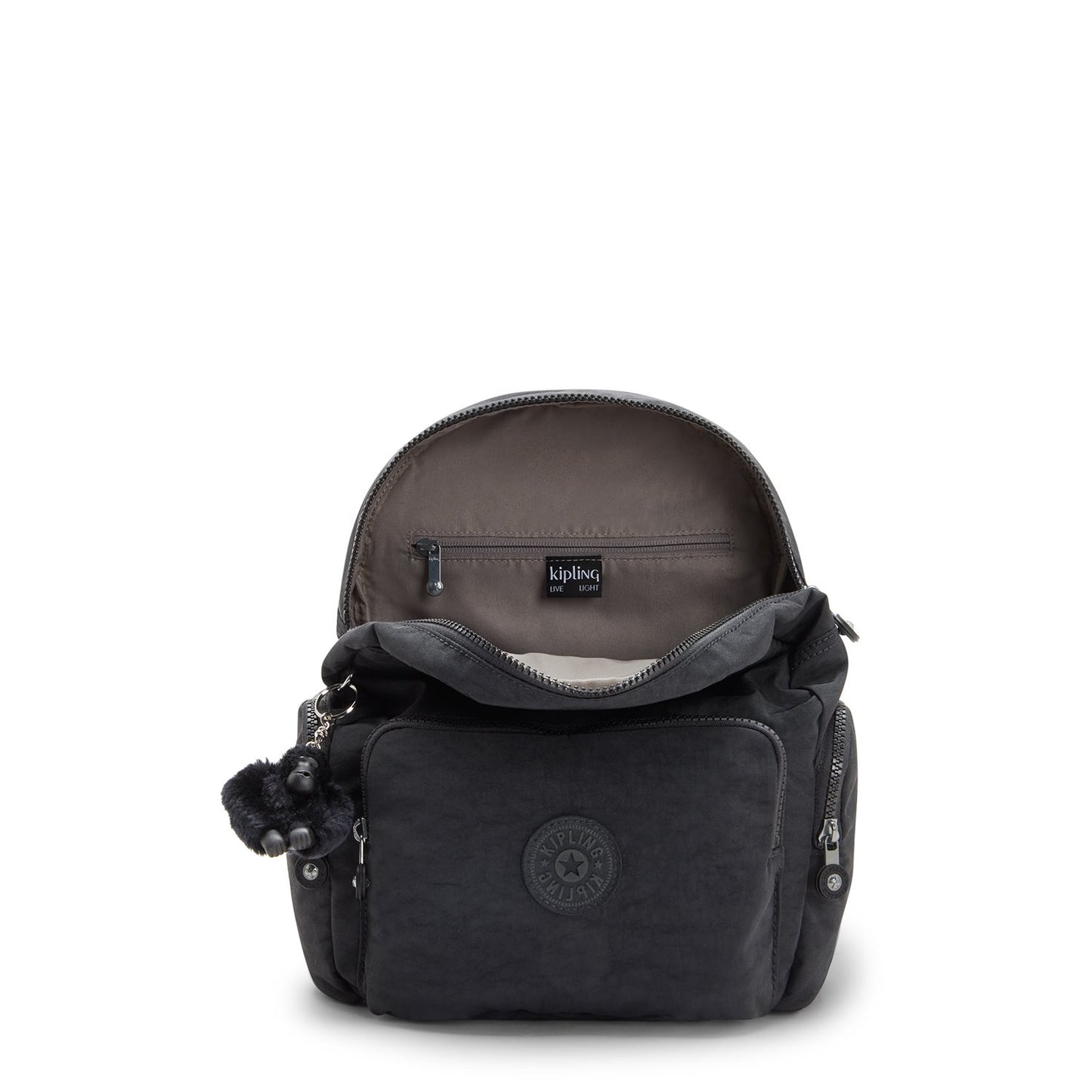 Kipling City Zip S black noir
